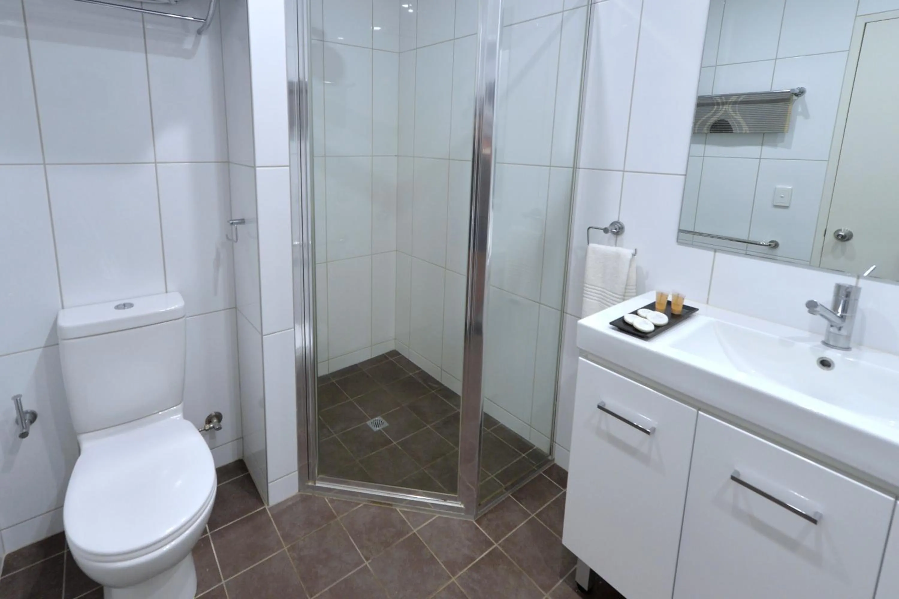Shower in City Gardens Apartments