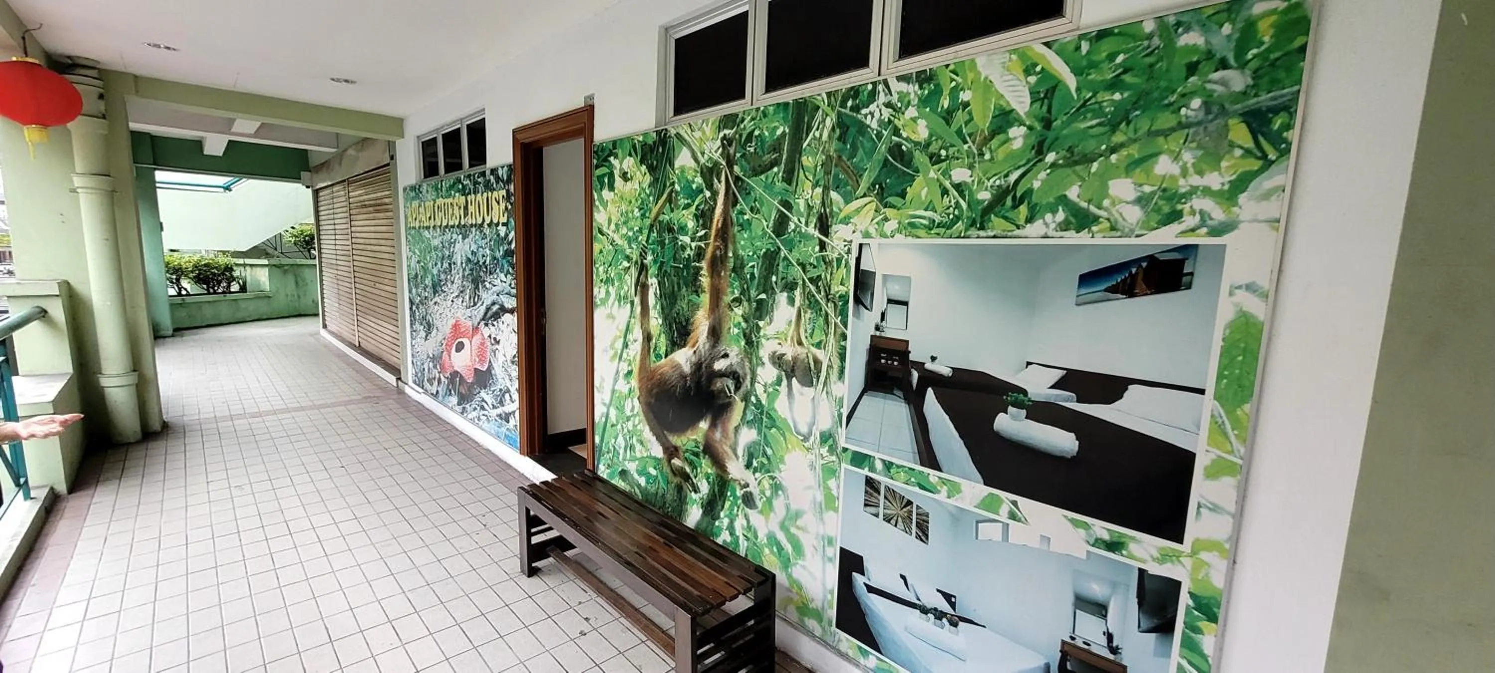 View (from property/room), Bed in Api-Api GuestHouse