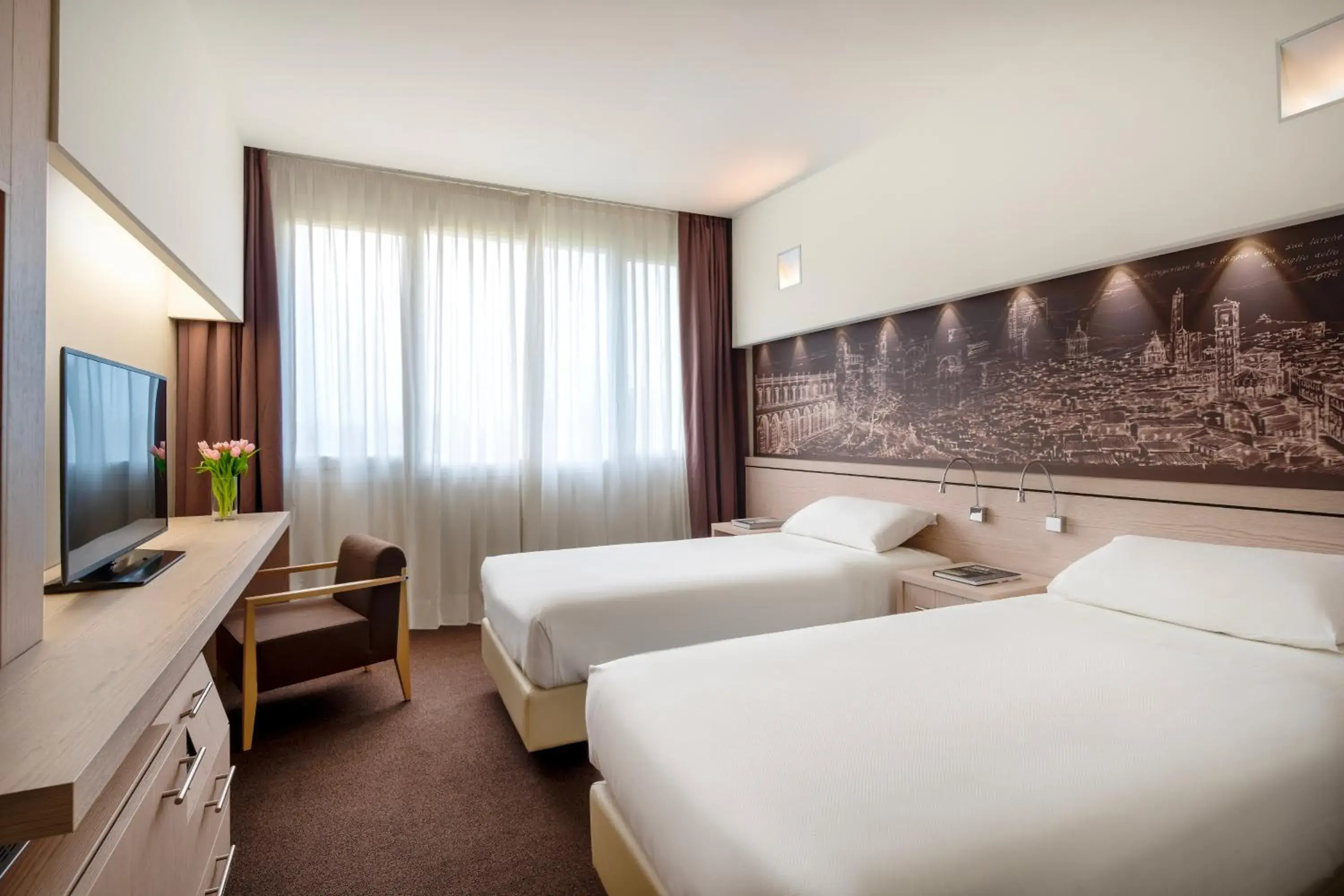 Classic Twin Room in UNA Hotels Bologna San Lazzaro Classic Twin Room in UNA Hotels Bologna San Lazzaro