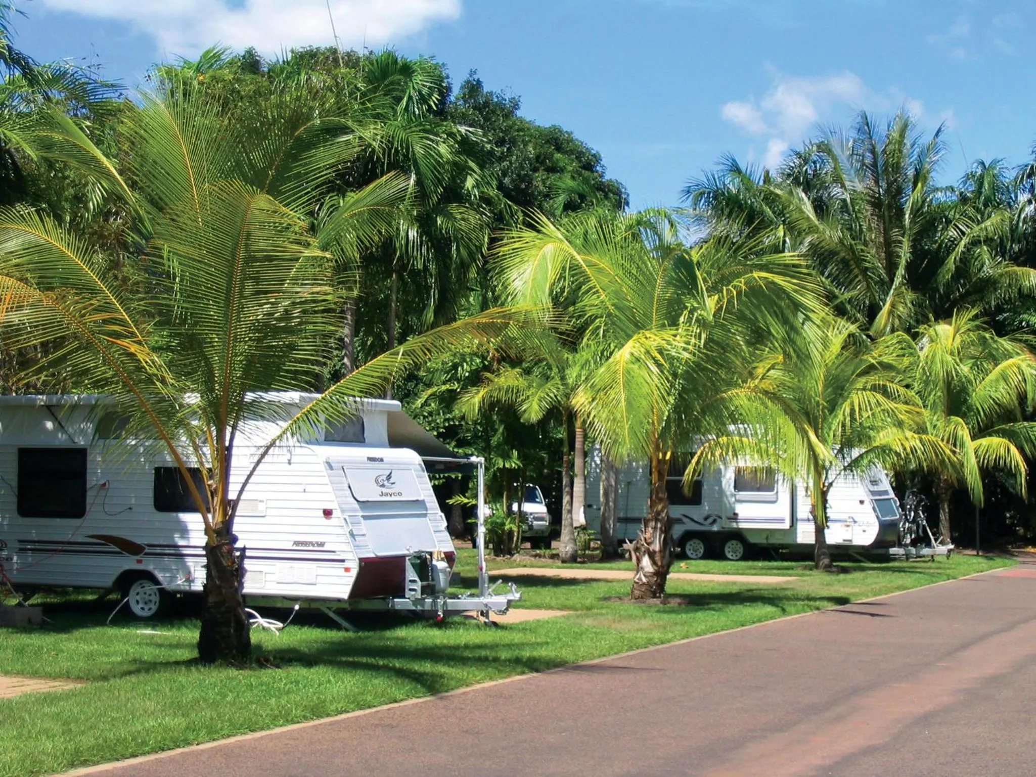 Garden view in Darwin FreeSpirit Resort