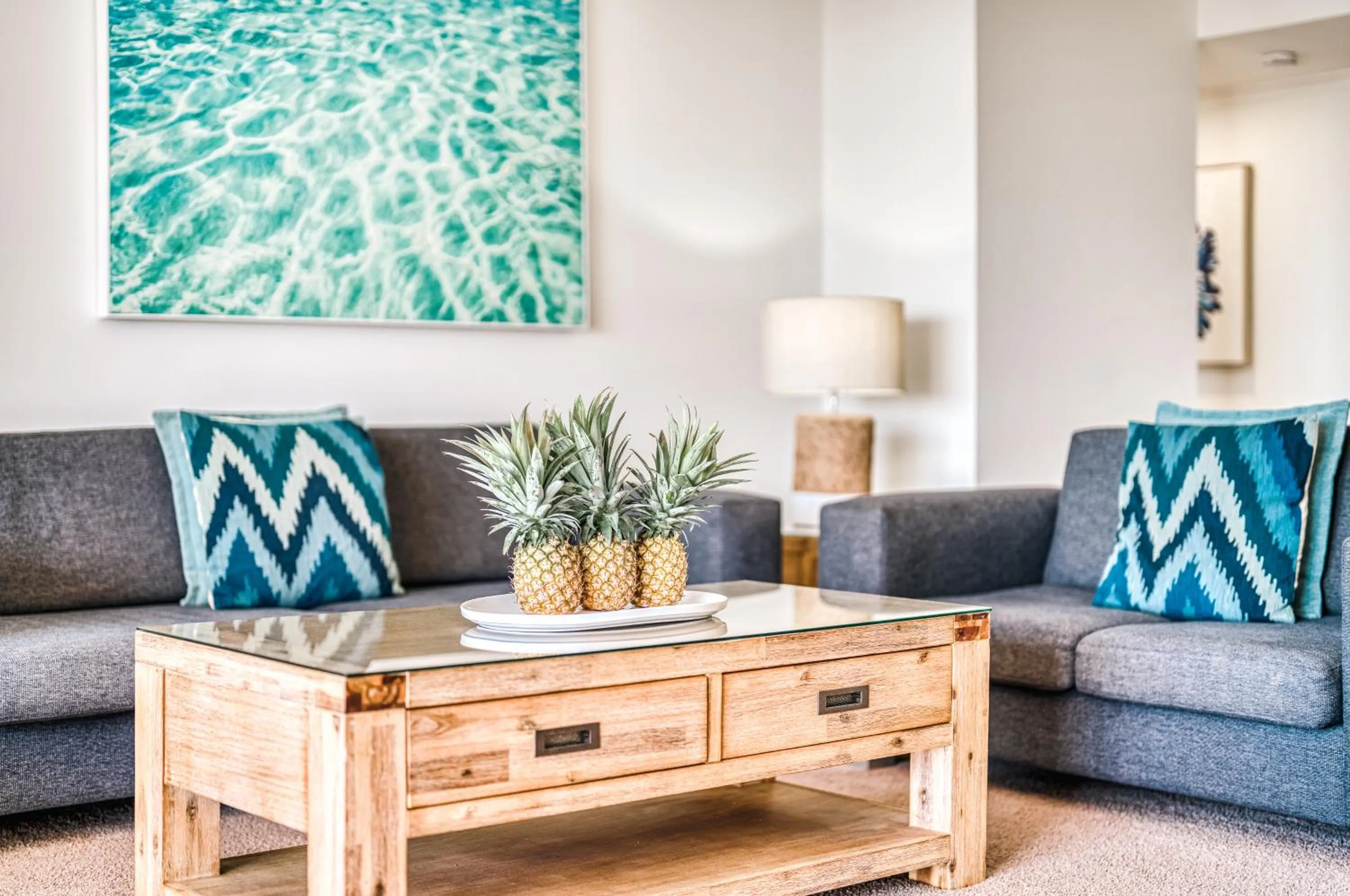 Living room in Oscar On Main Beach Resort