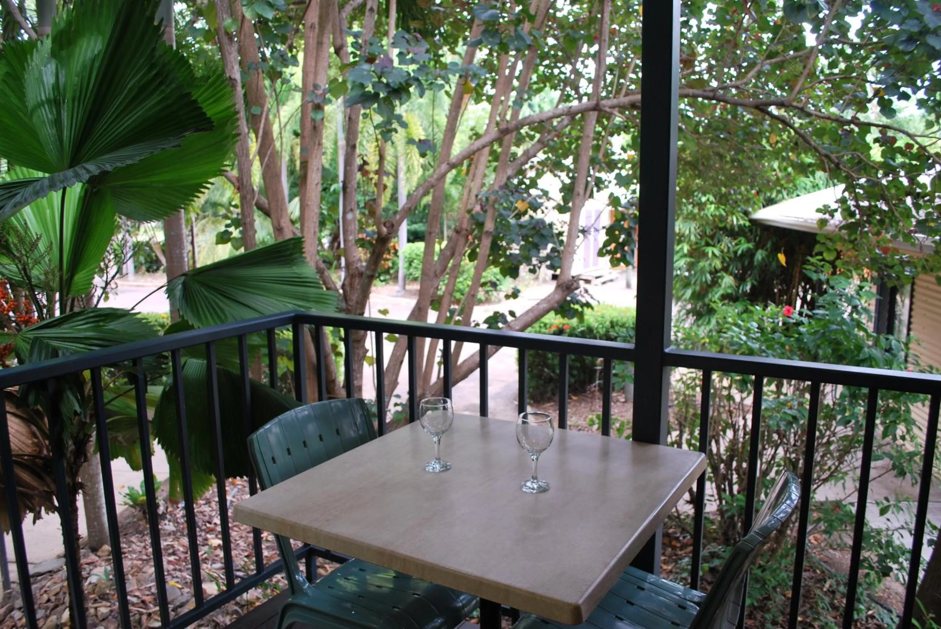 Garden in Hidden Valley Holiday Park Darwin