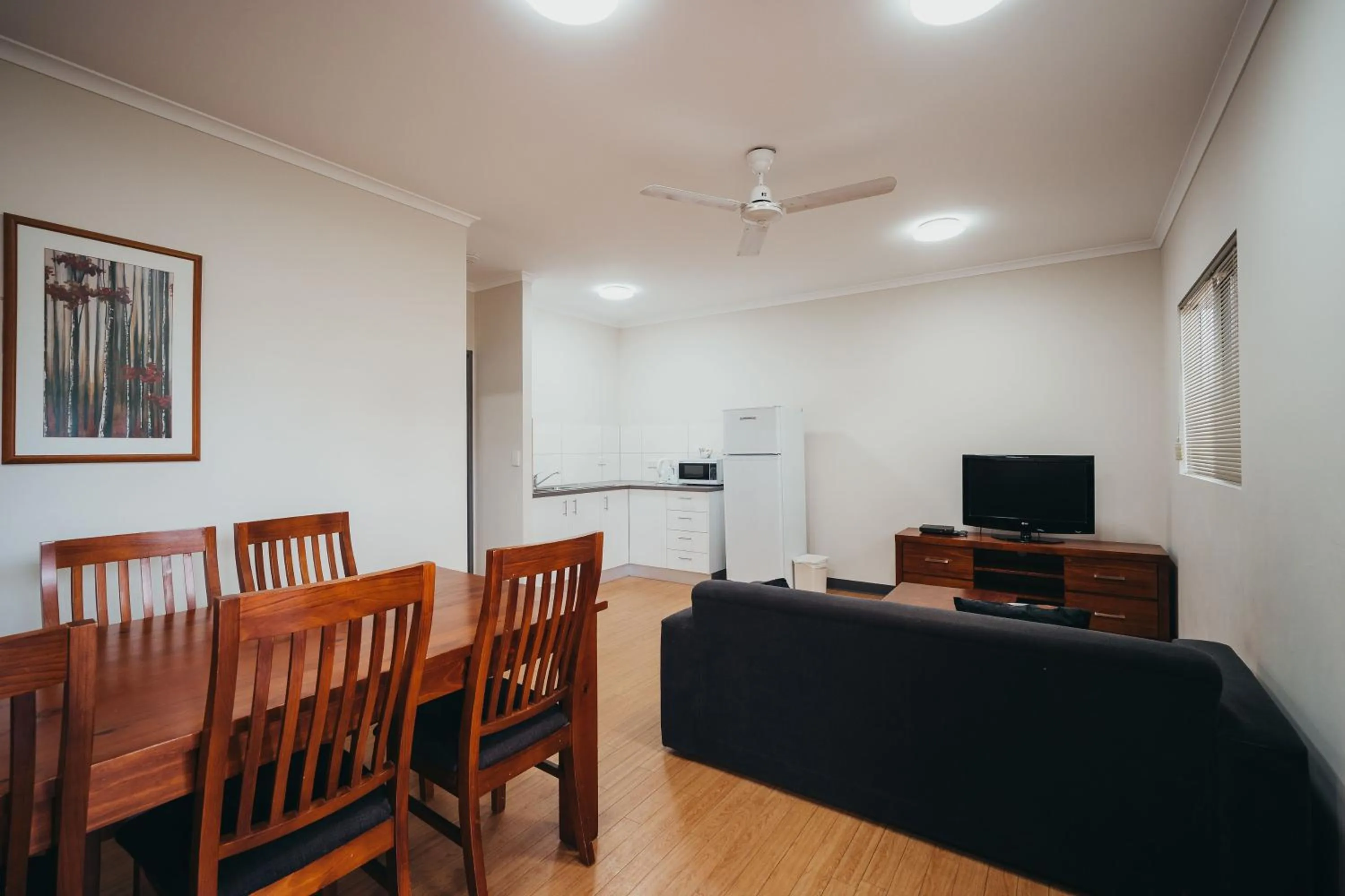 Living room in Hidden Valley Holiday Park Darwin