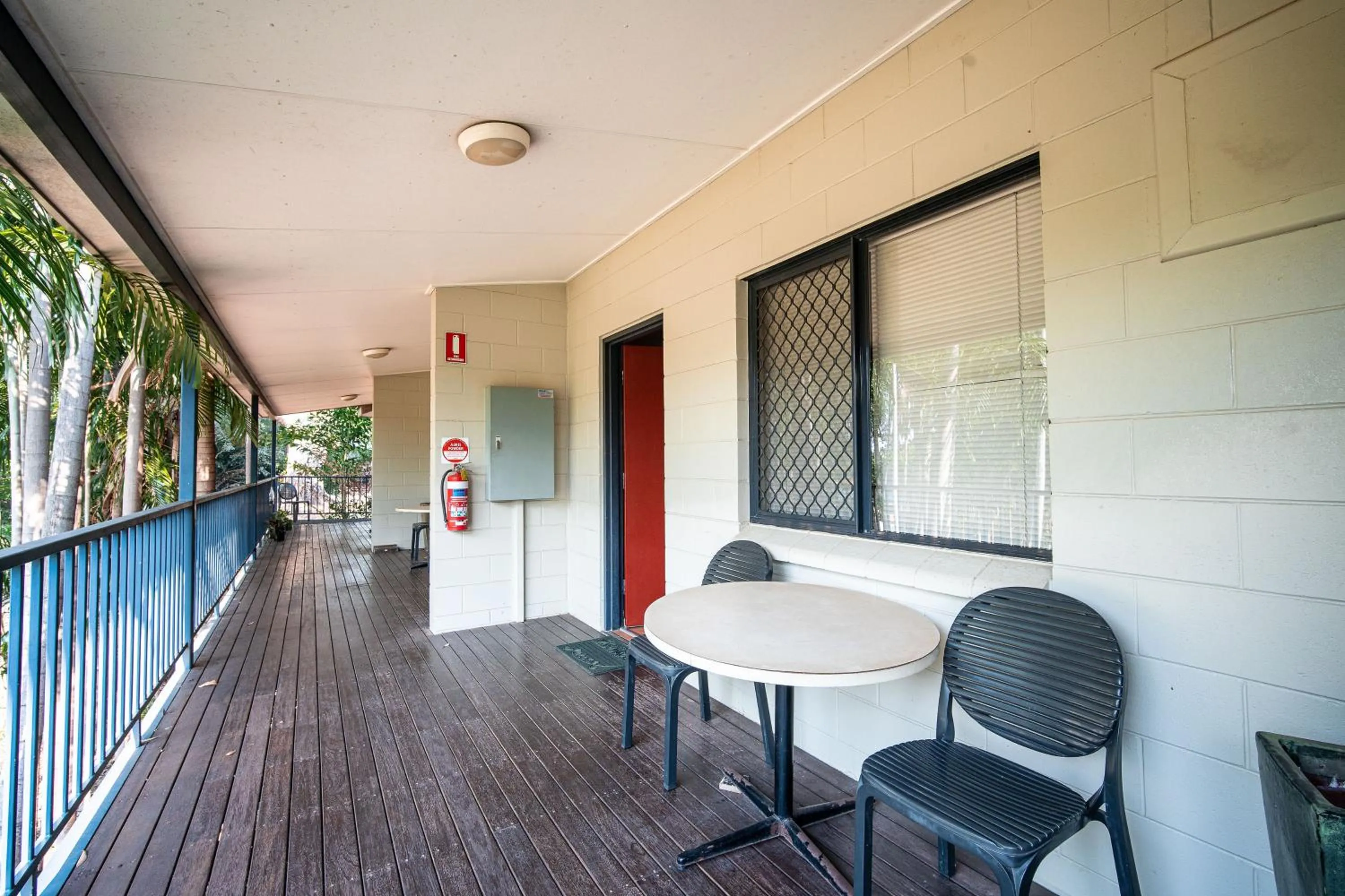 Patio in Hidden Valley Holiday Park Darwin