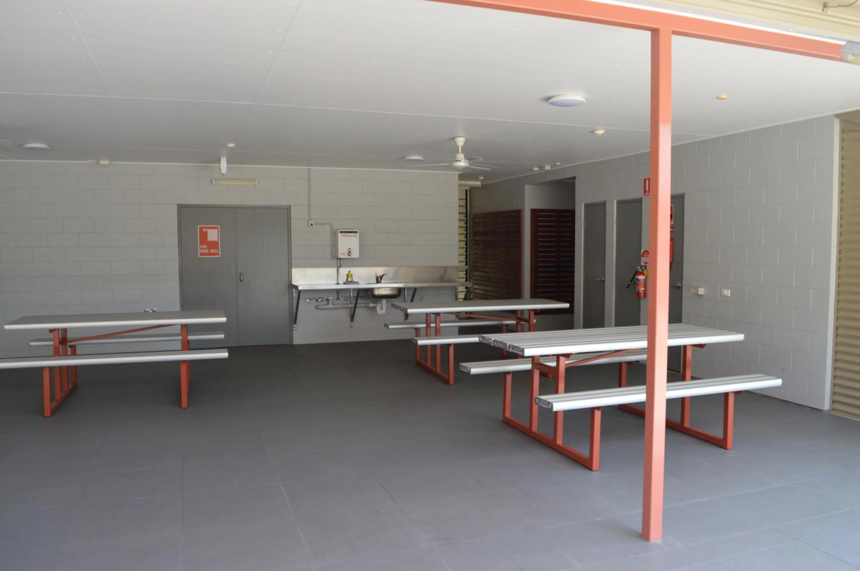 Seating area in Hidden Valley Holiday Park Darwin