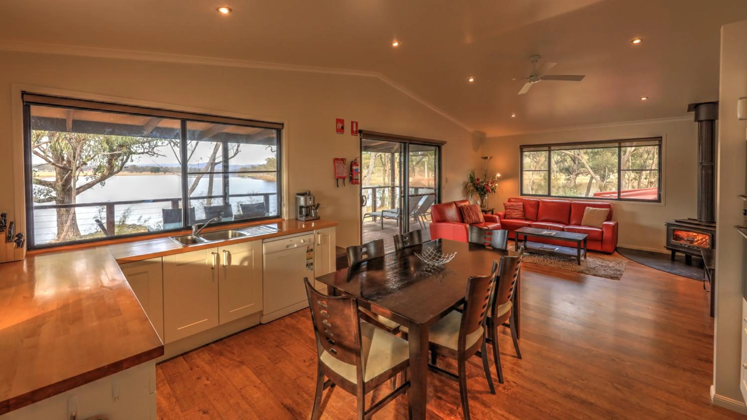 Dining area in Tiny Away Escape at Granite Belt - Sommerville Valley