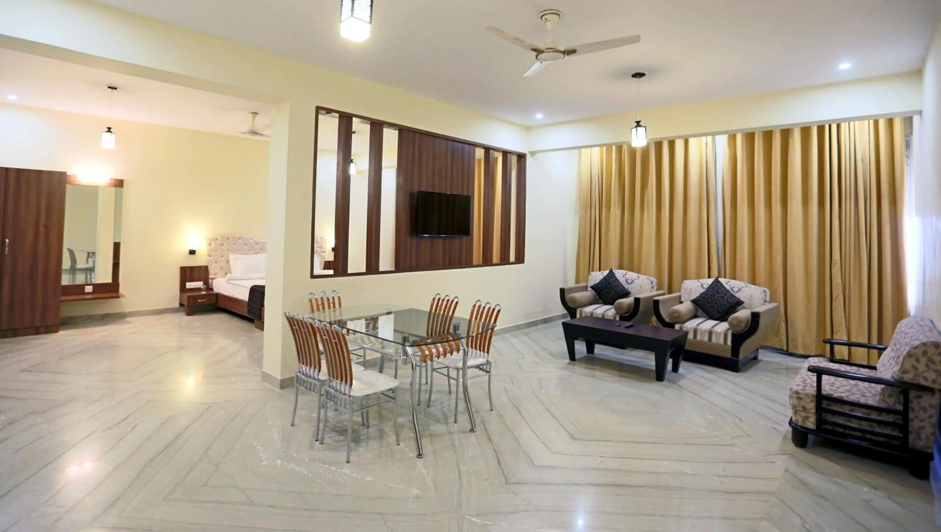 Seating area in Regenta Central Mewargarh, Near Biological park