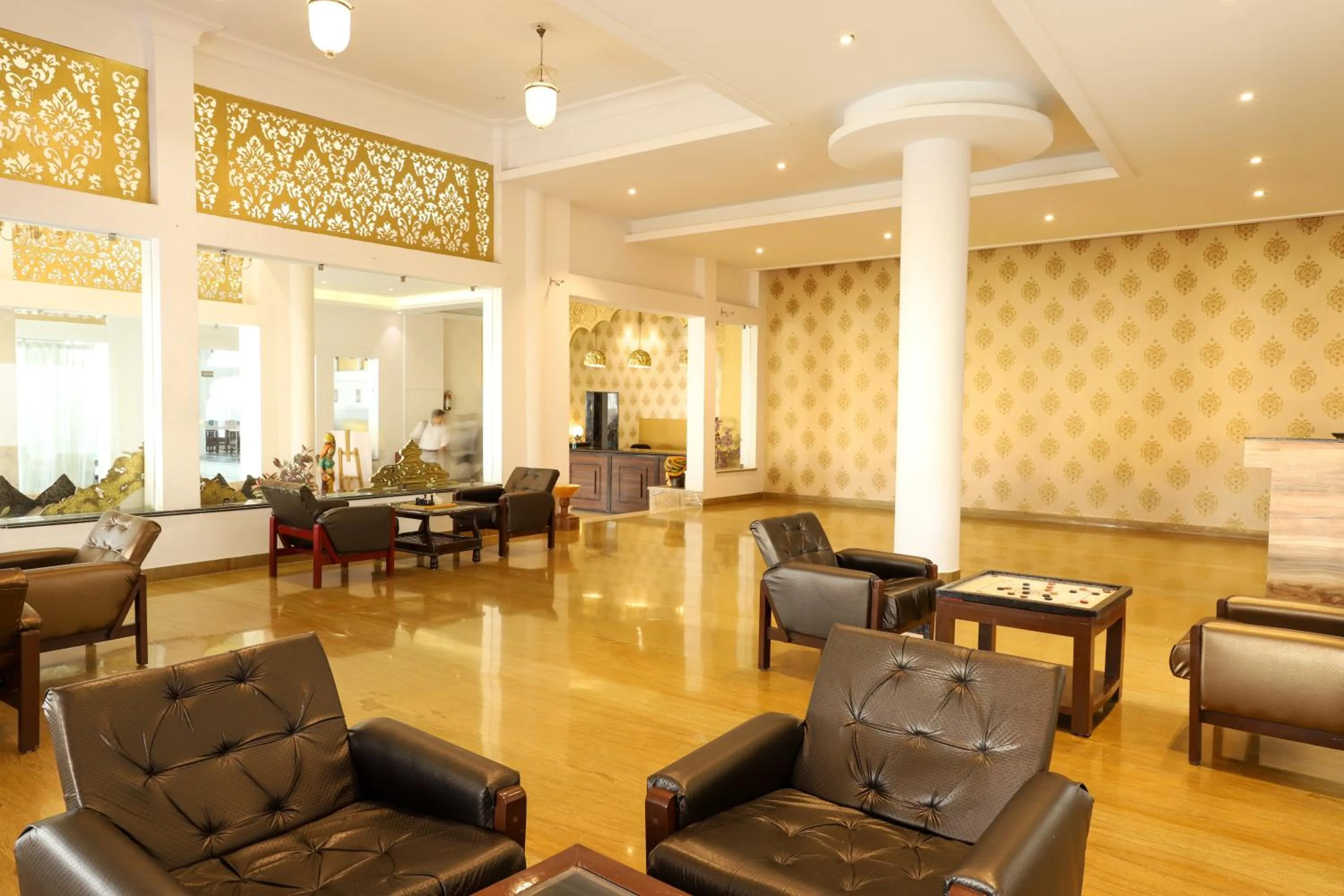 Lobby or reception in Regenta Central Mewargarh, Near Biological park