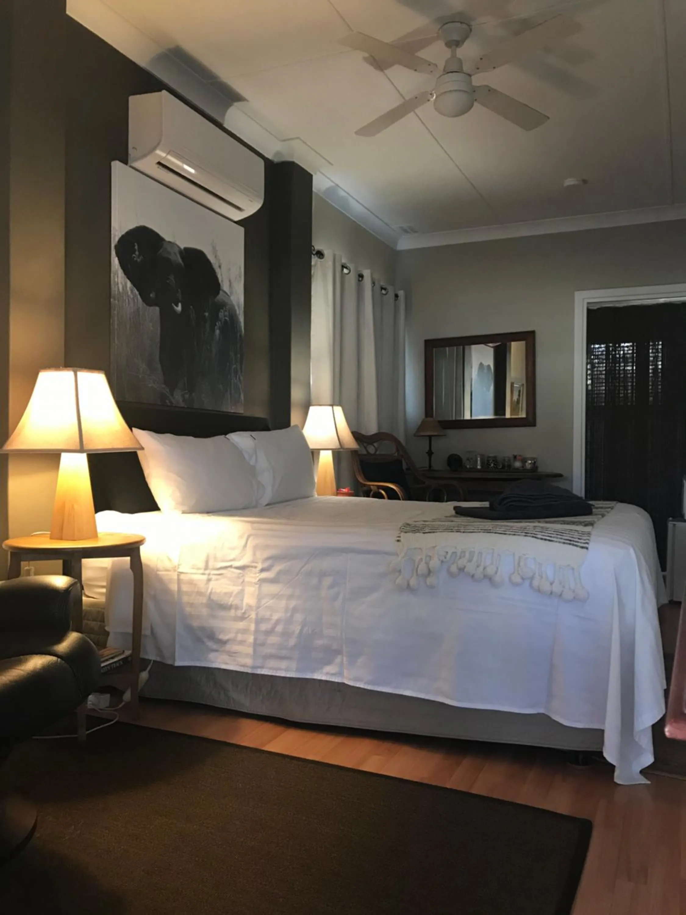 Bed in Yellow Gum Bed and Breakfast