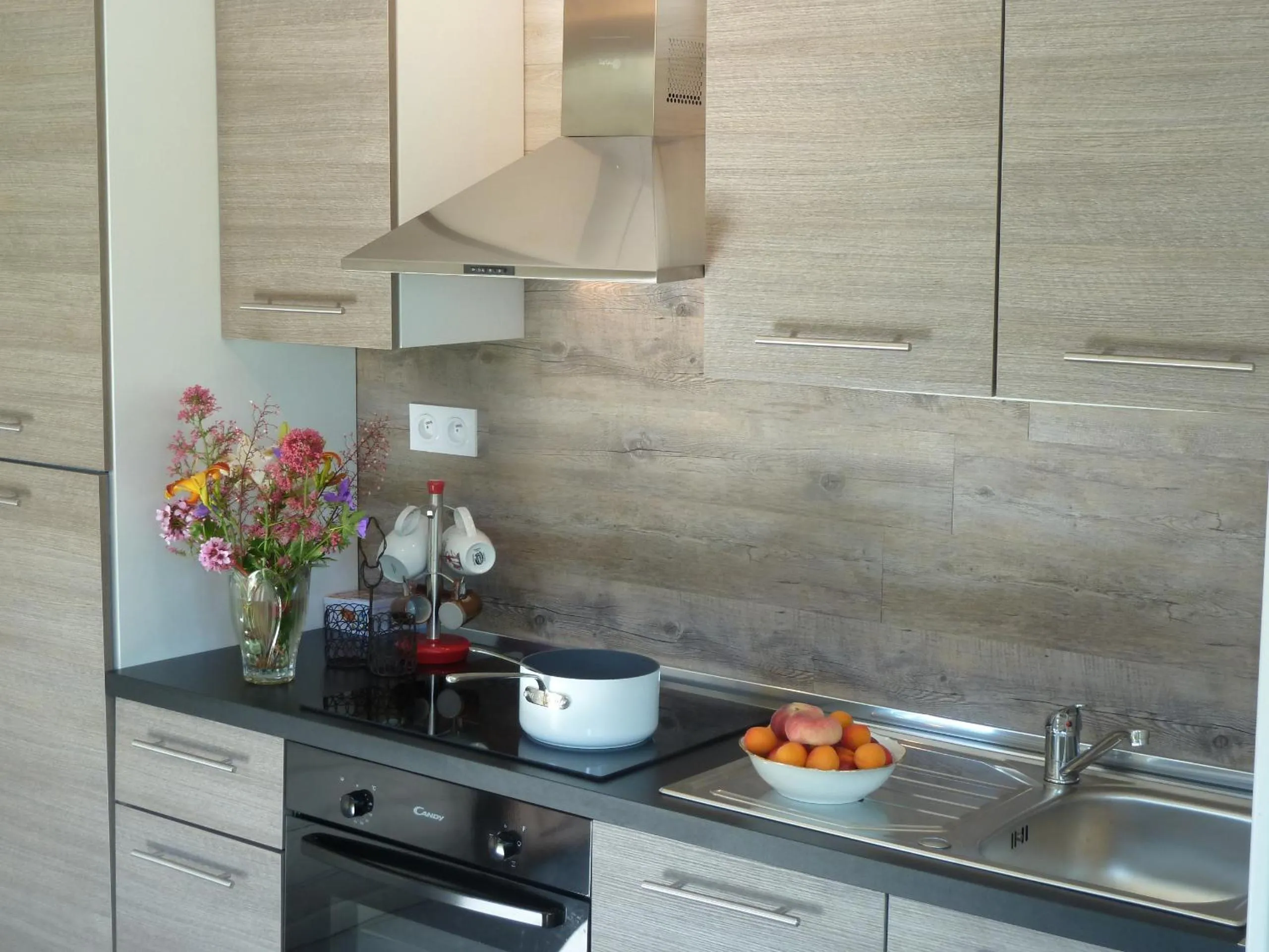 Kitchen or kitchenette in Les Bruyères du Mont