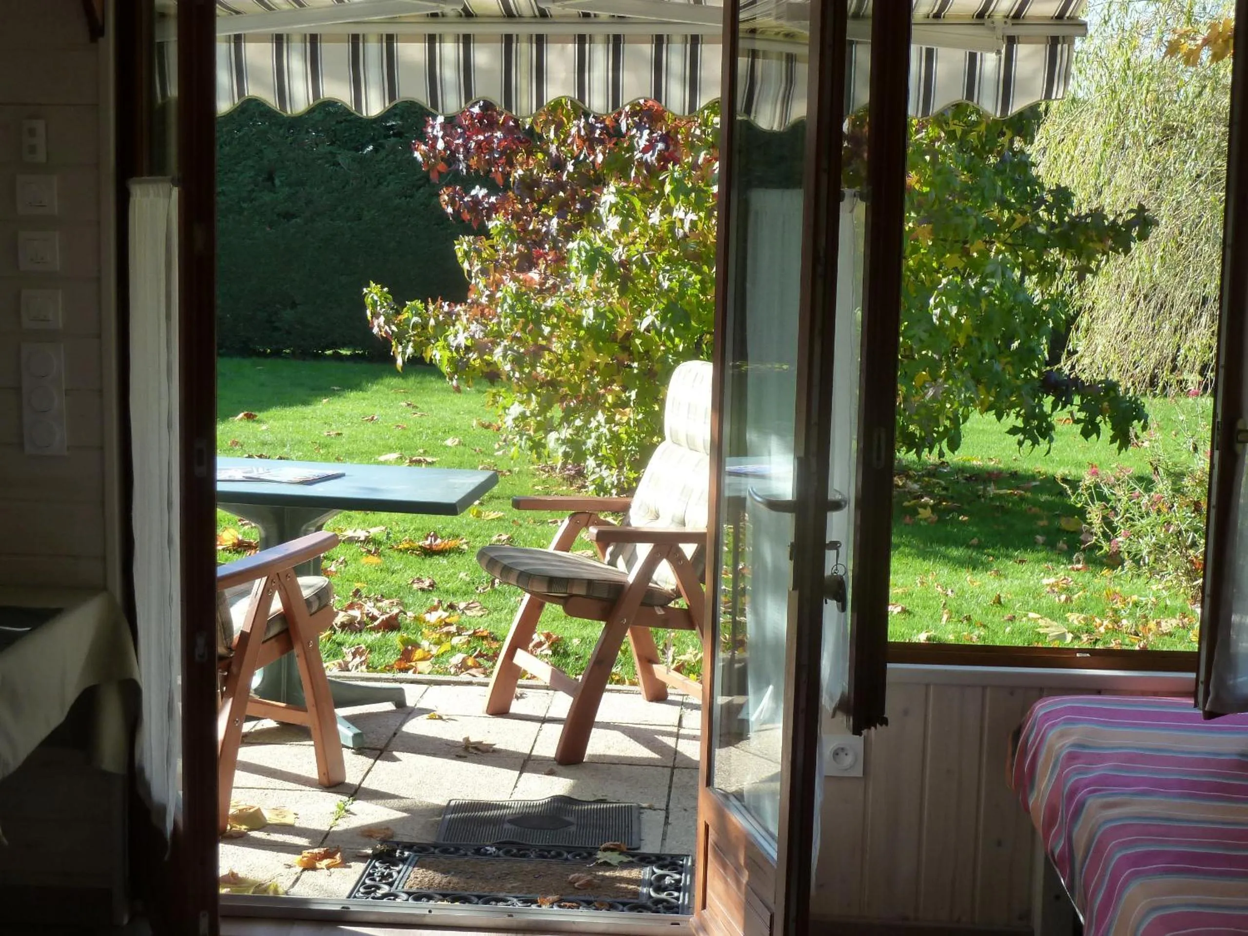 Garden view in Les Bruyères du Mont