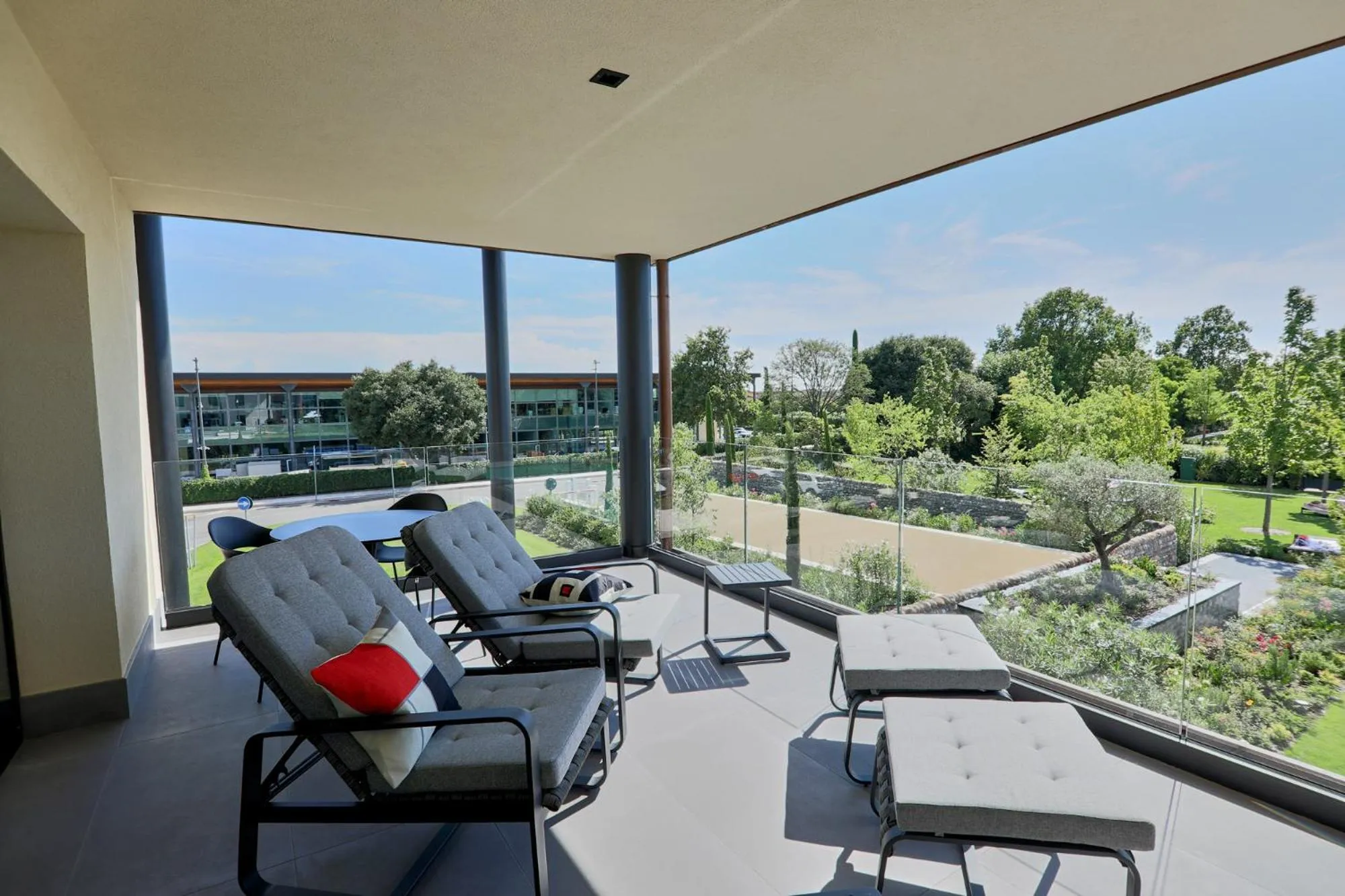 Balcony/Terrace in Hotel Veronesi La Torre