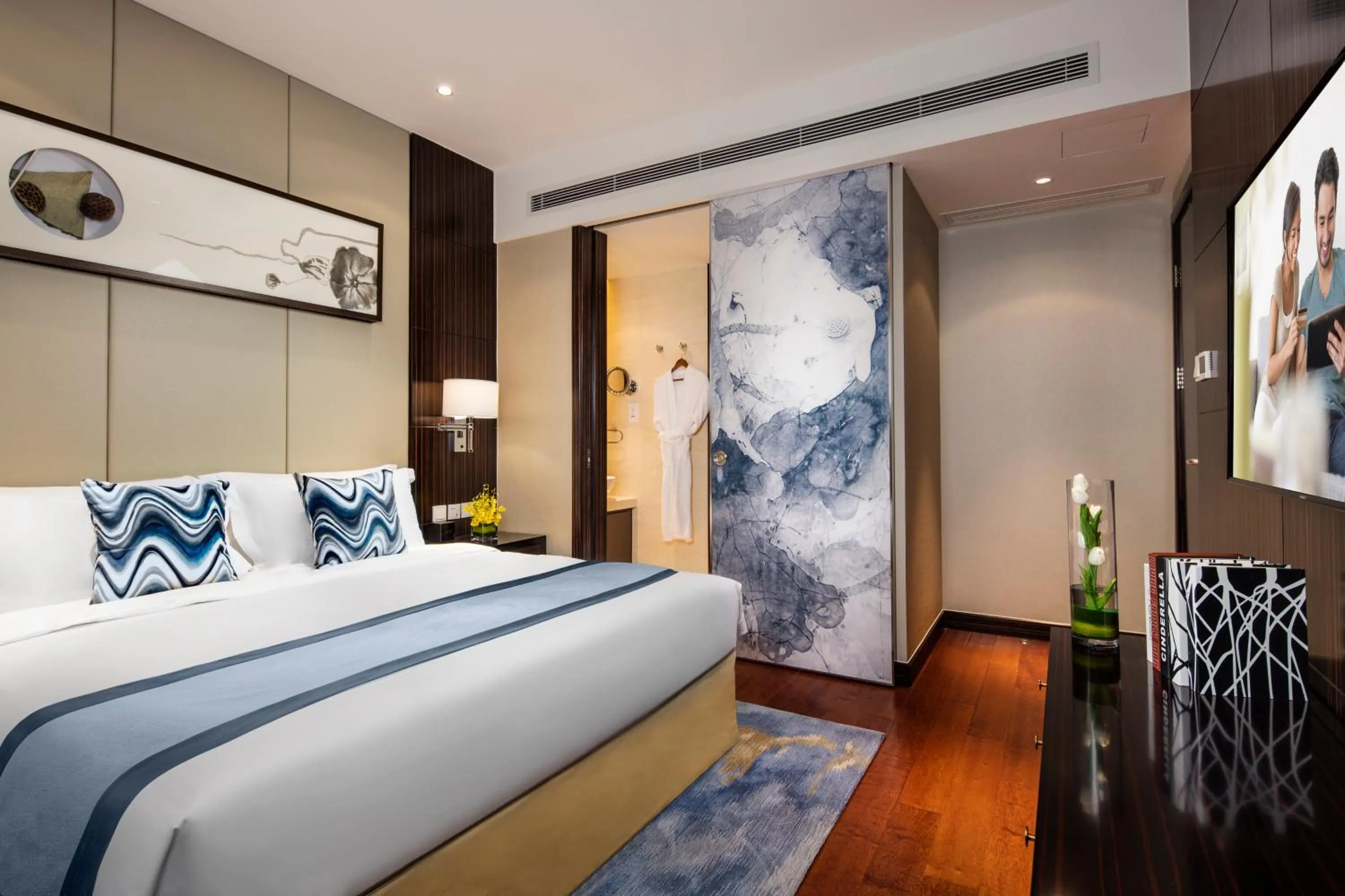 Bed in Ascott TEDA MSD Tianjin
