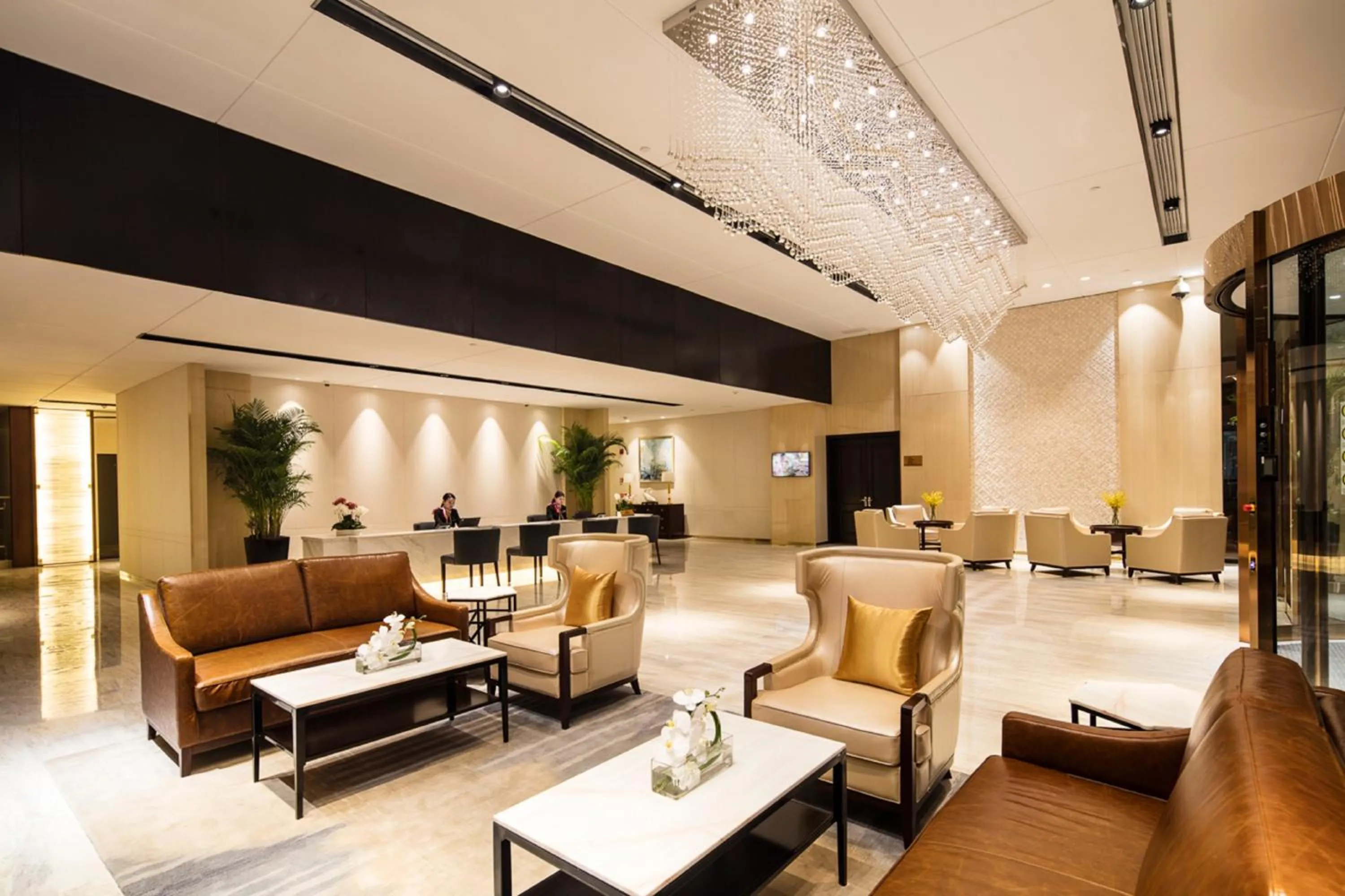 Lobby or reception, Lounge/Bar in Ascott TEDA MSD Tianjin