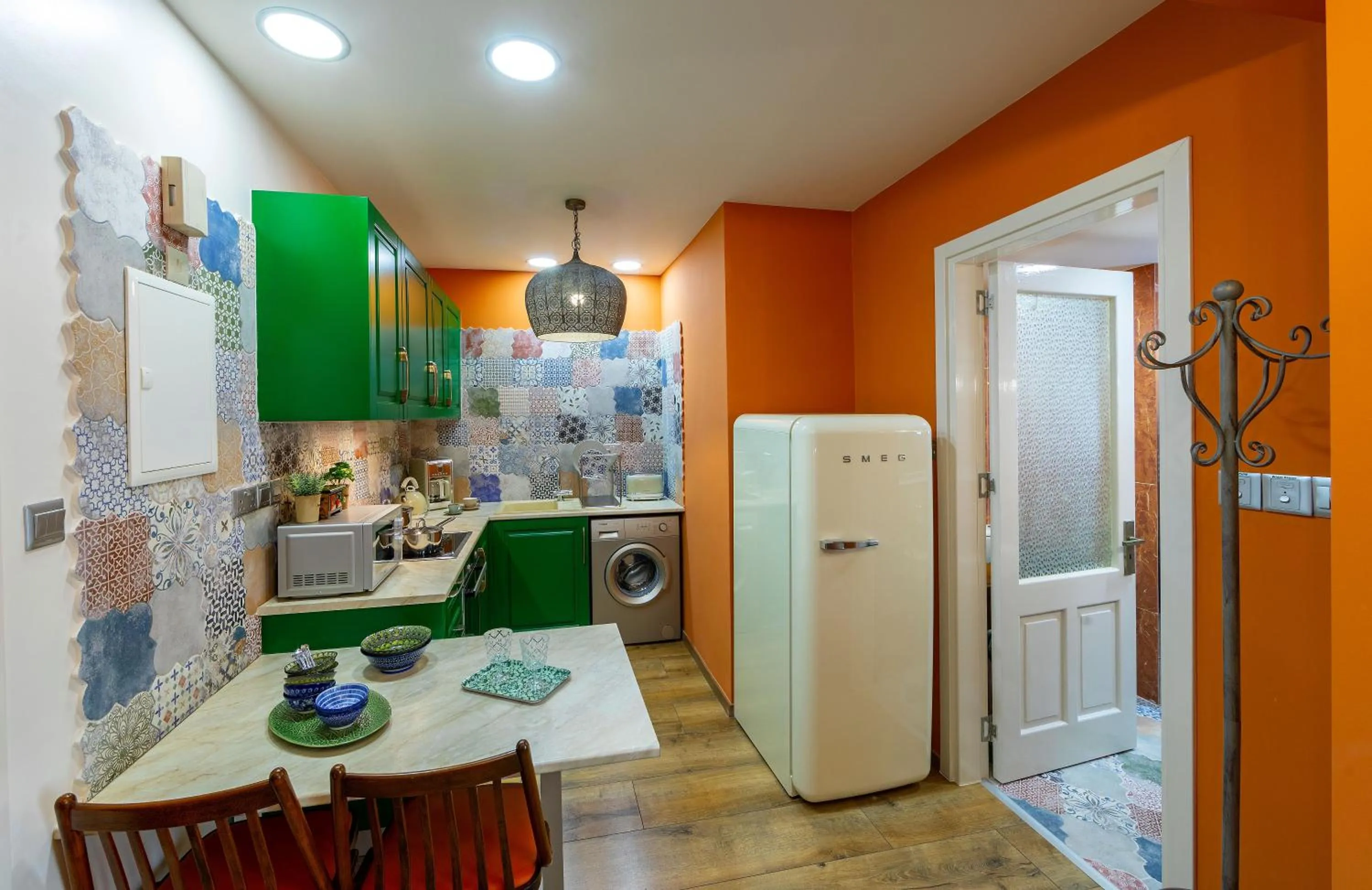 Kitchen or kitchenette in Castle Holiday Apartments