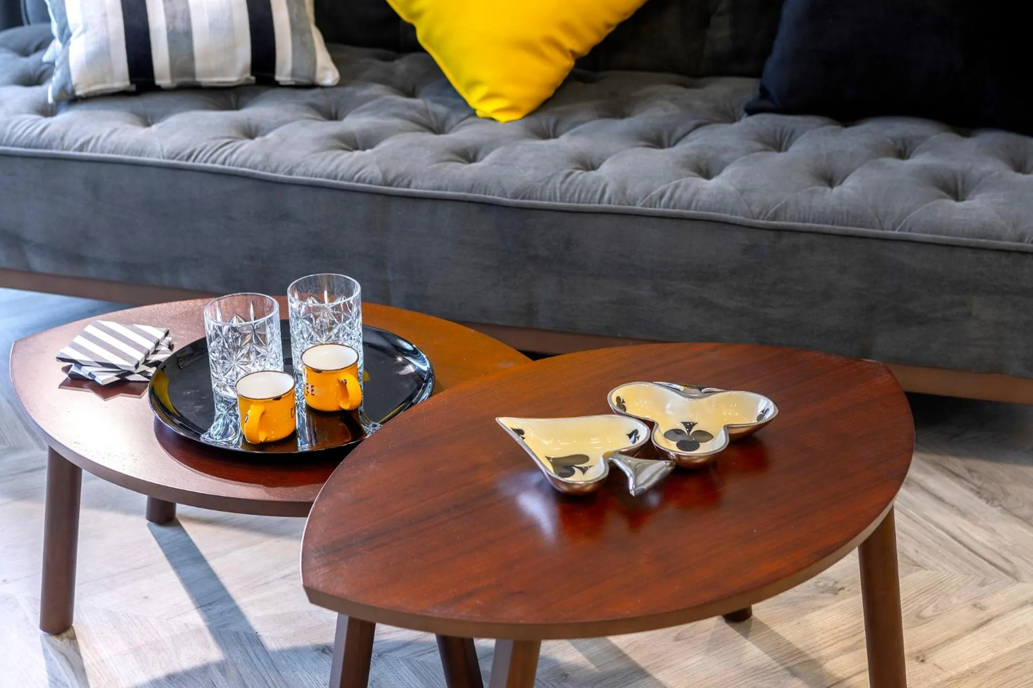 Living room in Castle Holiday Apartments