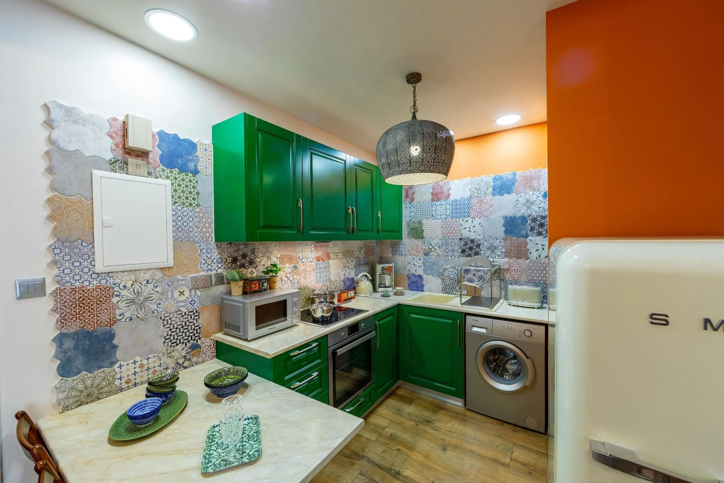 Kitchen or kitchenette in Castle Holiday Apartments