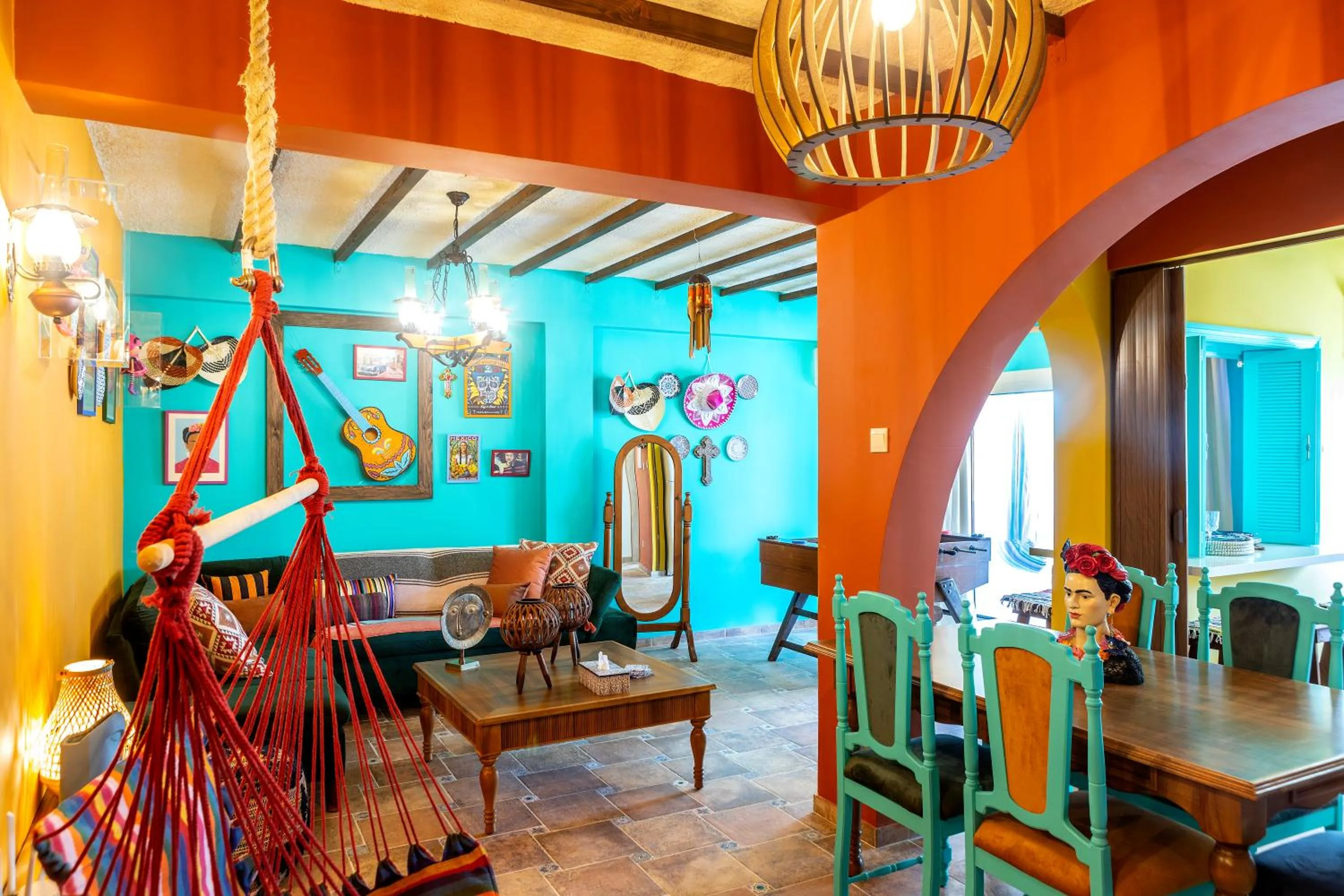 Living room in Castle Holiday Apartments