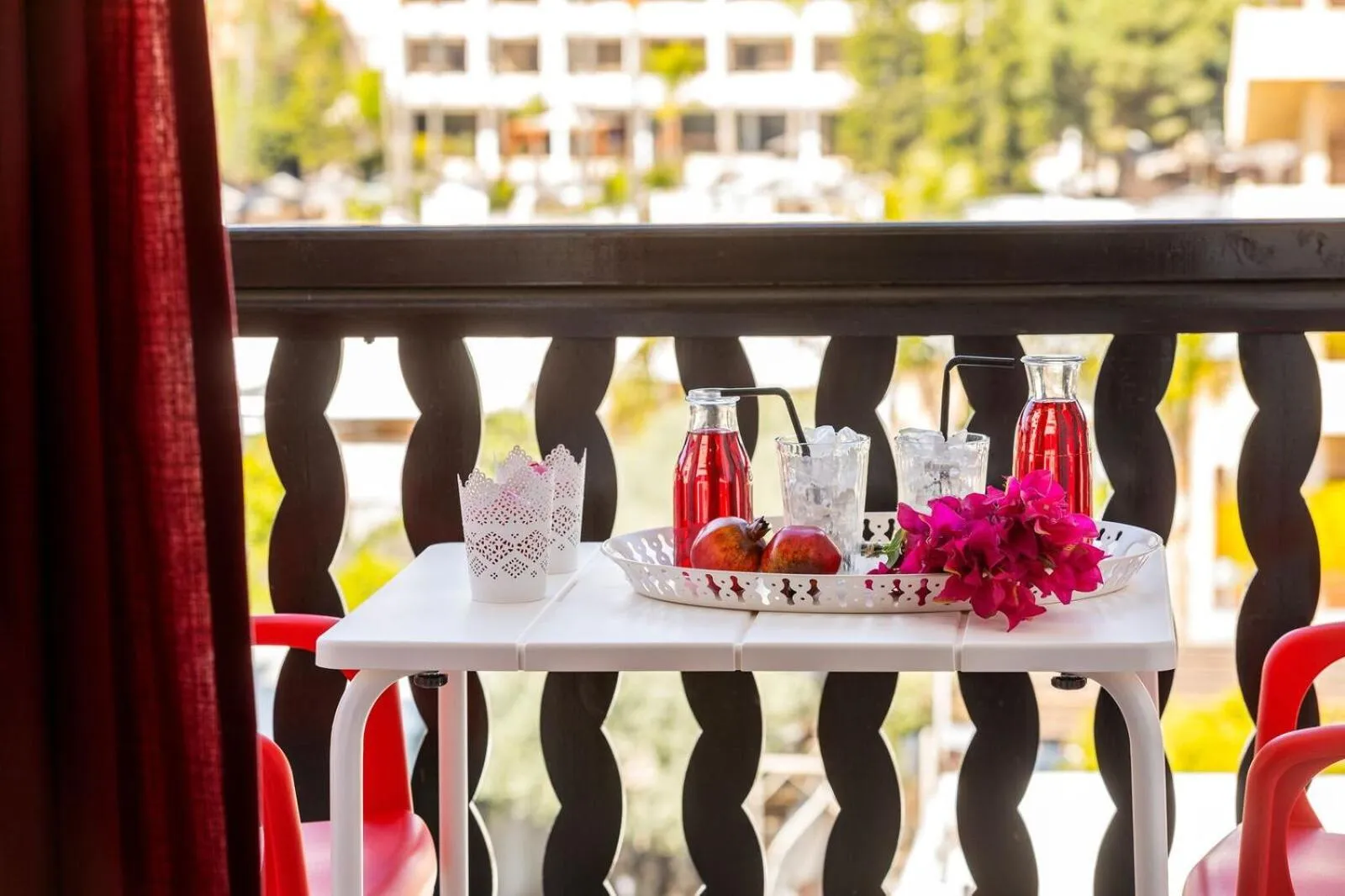 Balcony/Terrace in Castle Holiday Apartments