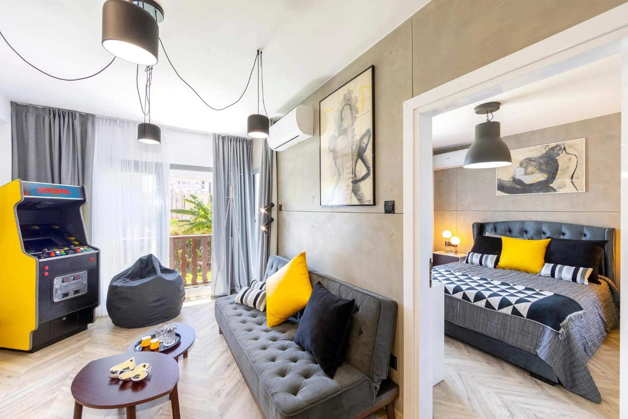 Living room in Castle Holiday Apartments