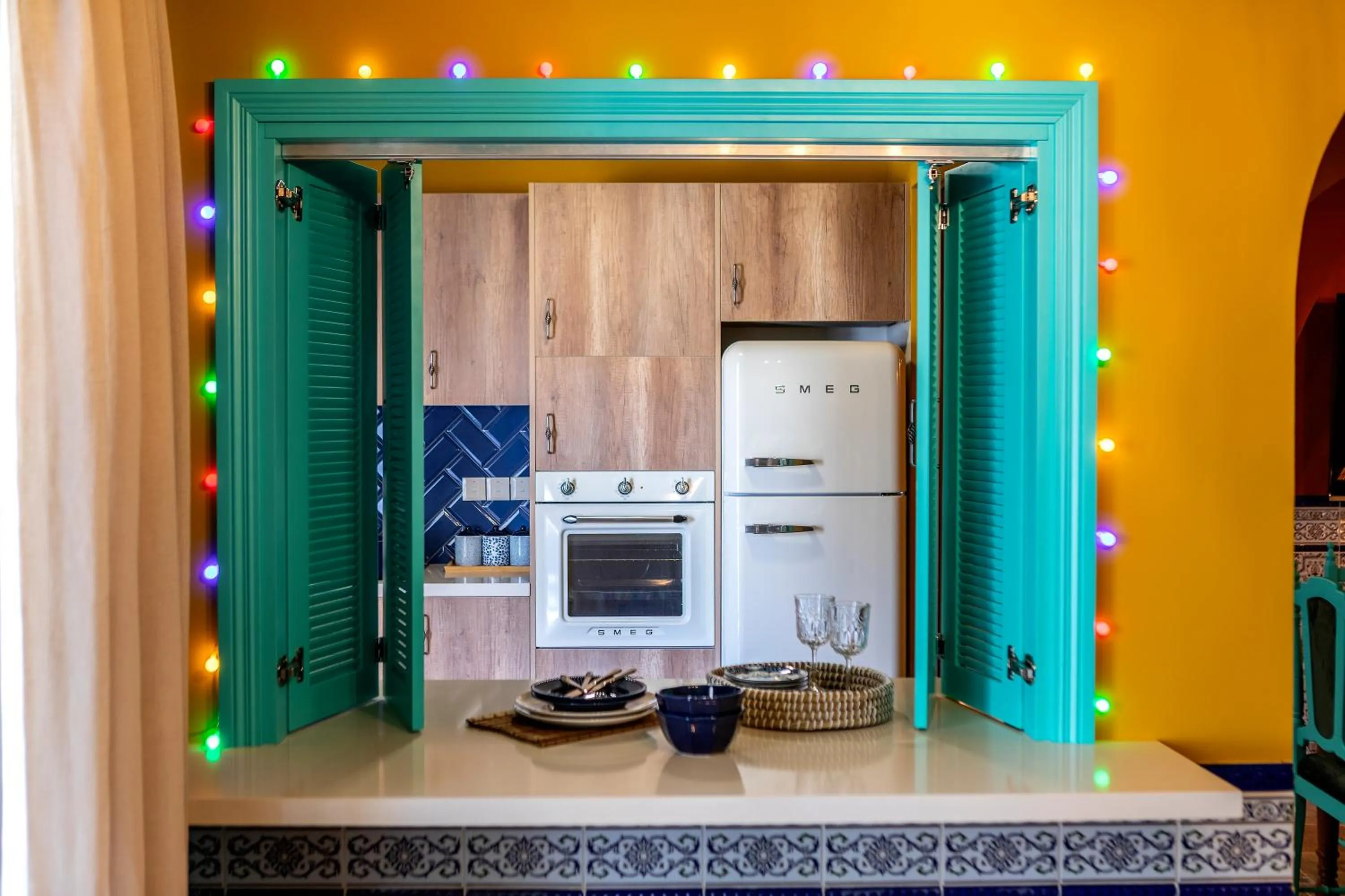 Kitchen or kitchenette in Castle Holiday Apartments