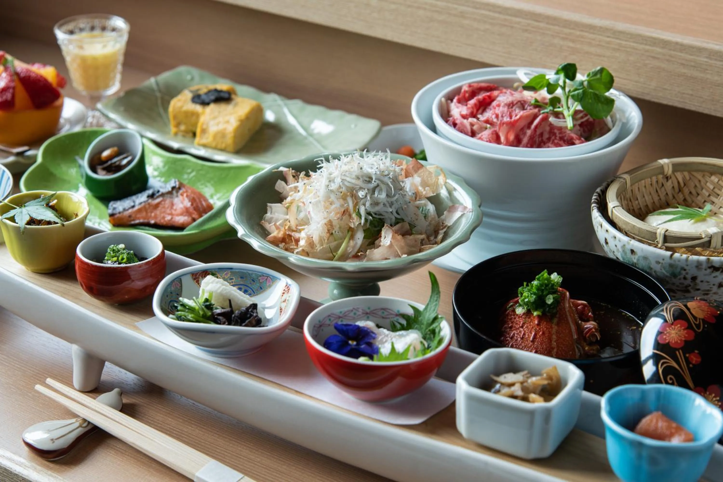 Food close-up in Arima Onsen ShikinoIrodori Hatago