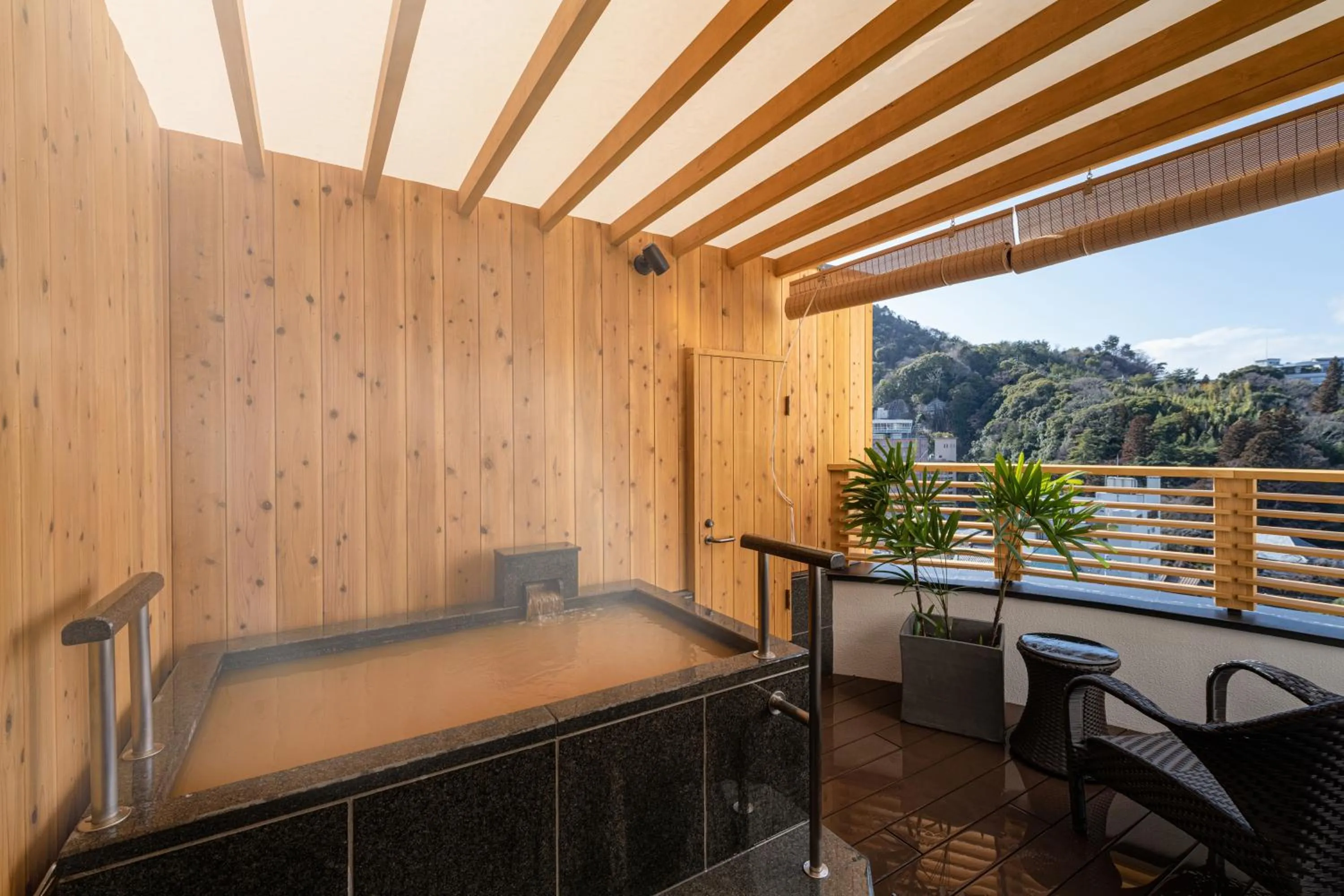 Hot Spring Bath in Arima Onsen ShikinoIrodori Hatago