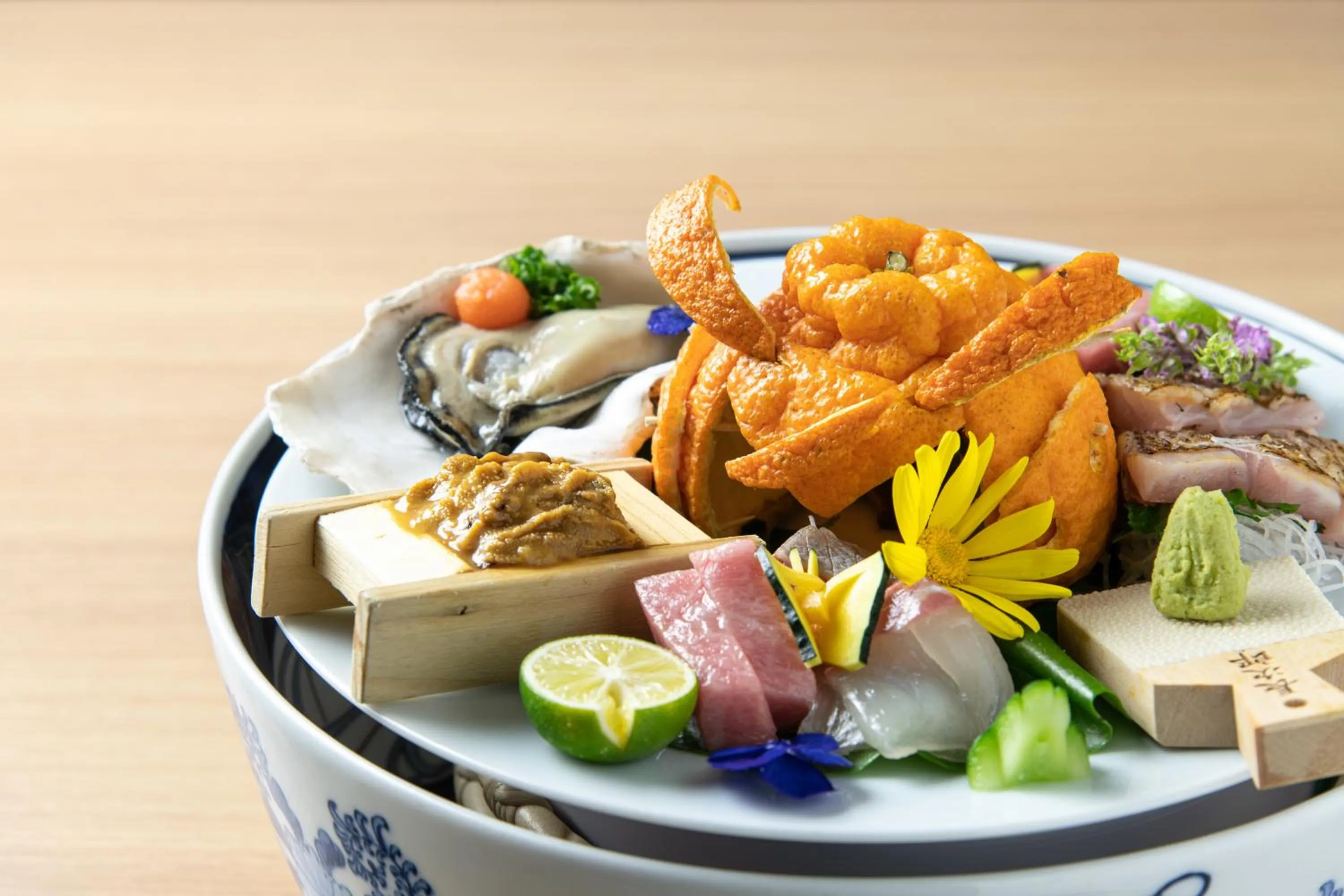 Food close-up in Arima Onsen ShikinoIrodori Hatago