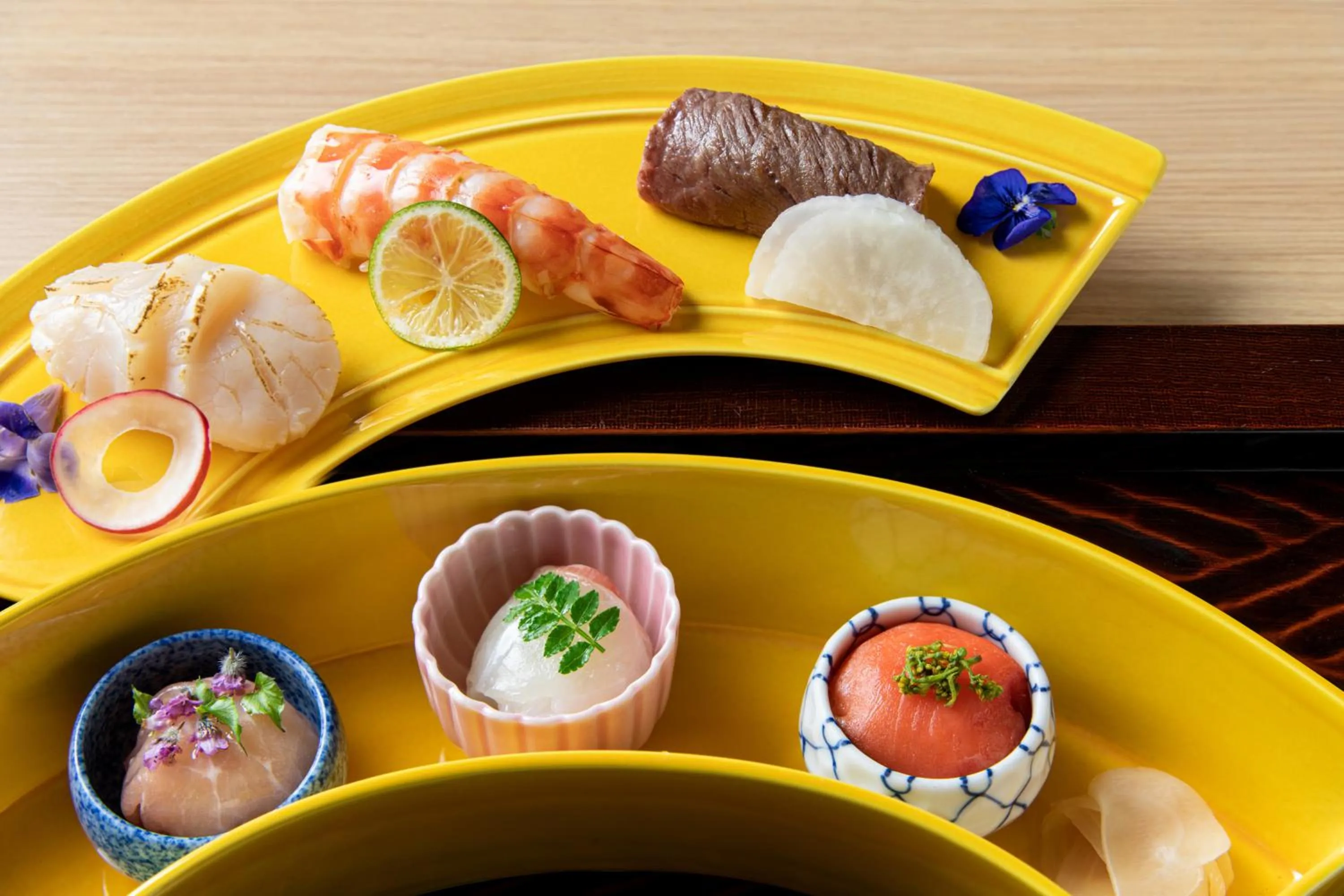 Food close-up in Arima Onsen ShikinoIrodori Hatago