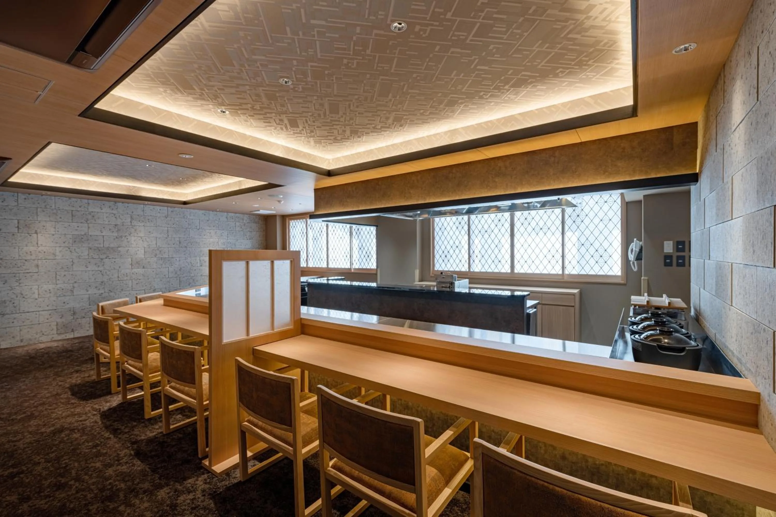 Dining area in Arima Onsen ShikinoIrodori Hatago