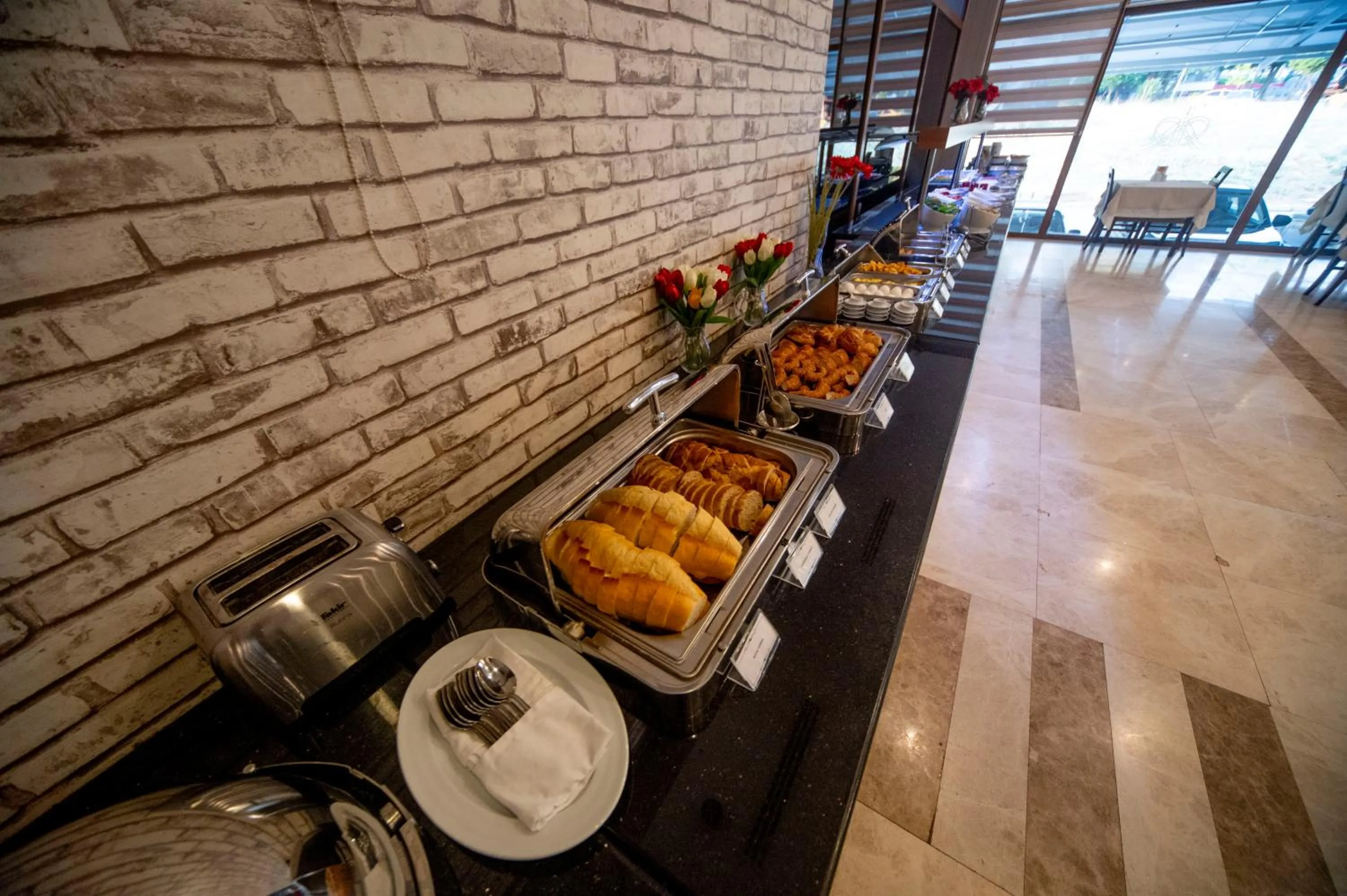 Buffet breakfast in Grand İtimat Hotel