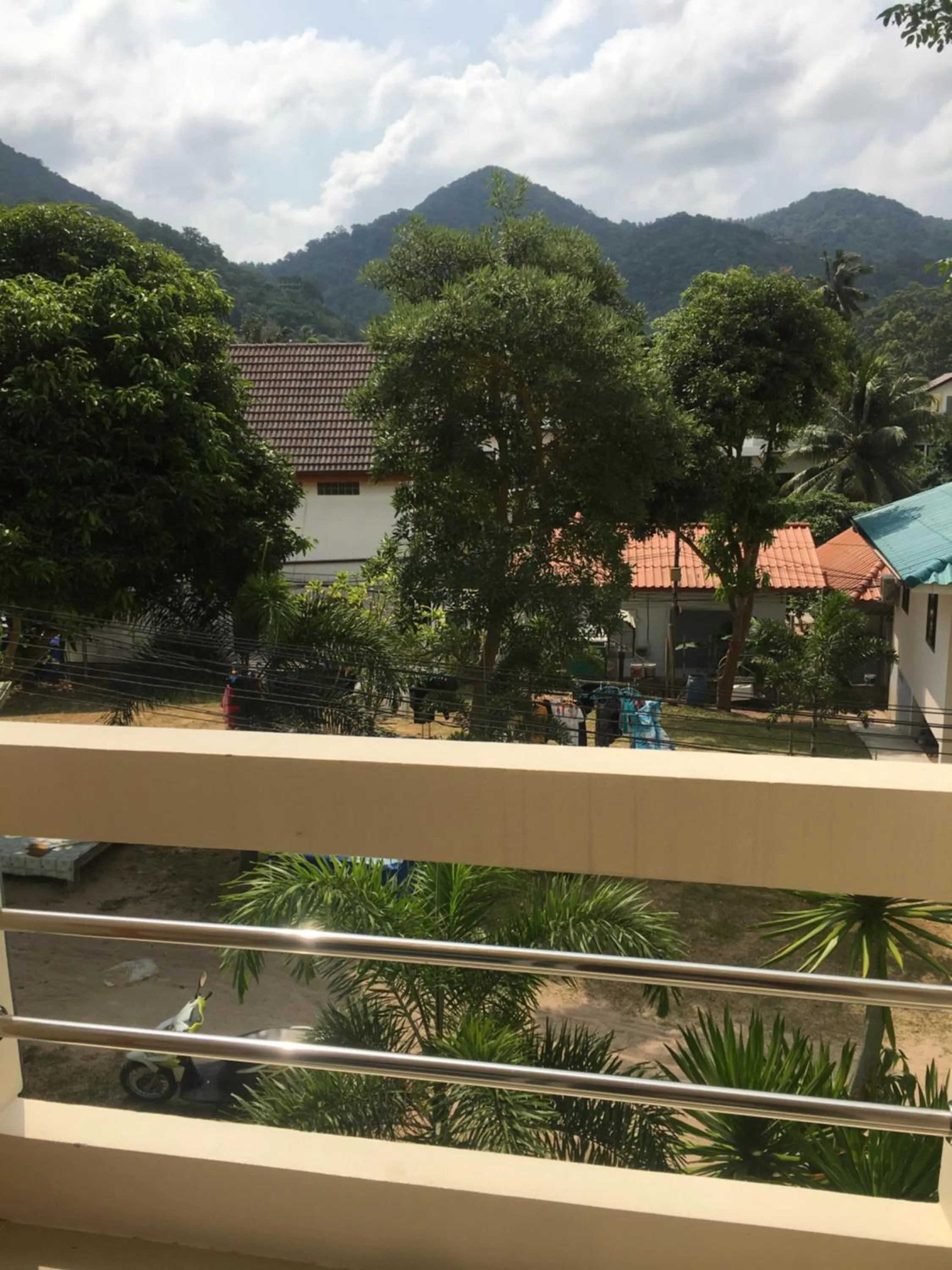 Garden view in Budchui Guesthouse