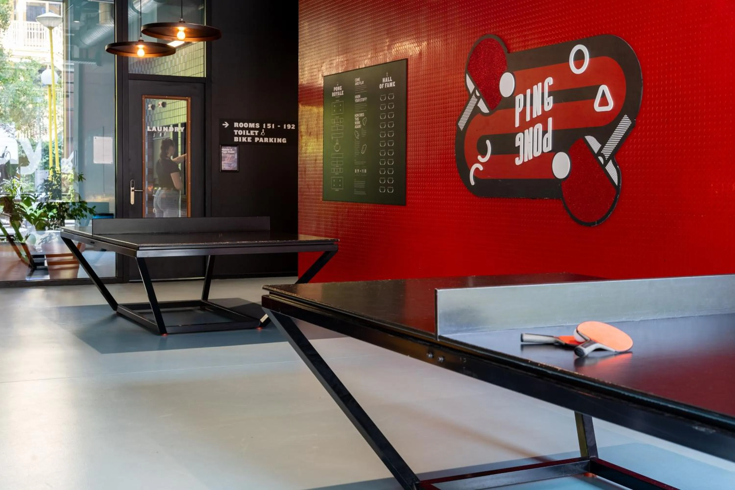 Table tennis in The Social Hub Groningen