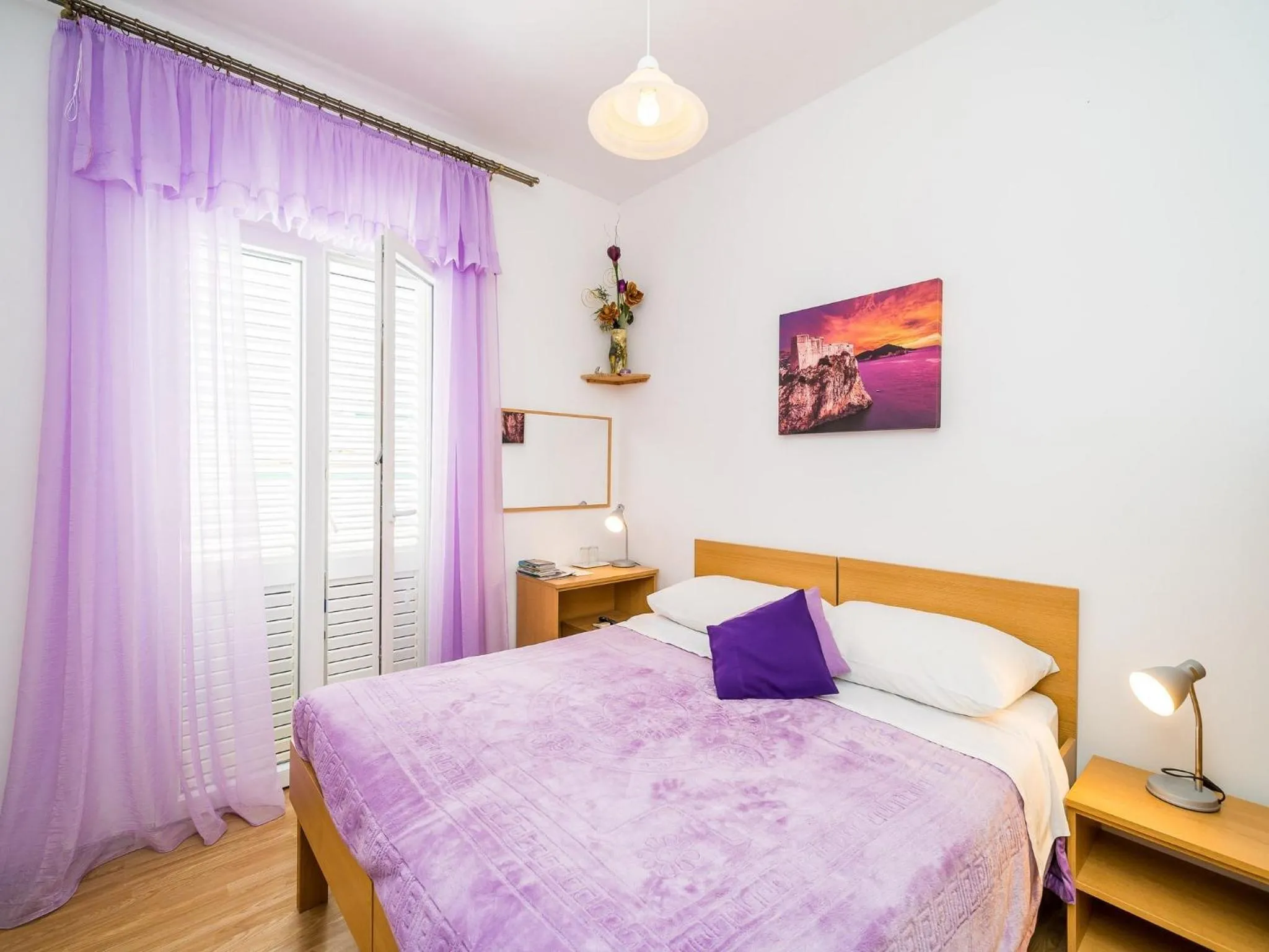 Superior Double or Twin Room with Balcony and Sea View in Guest House Villa Nina