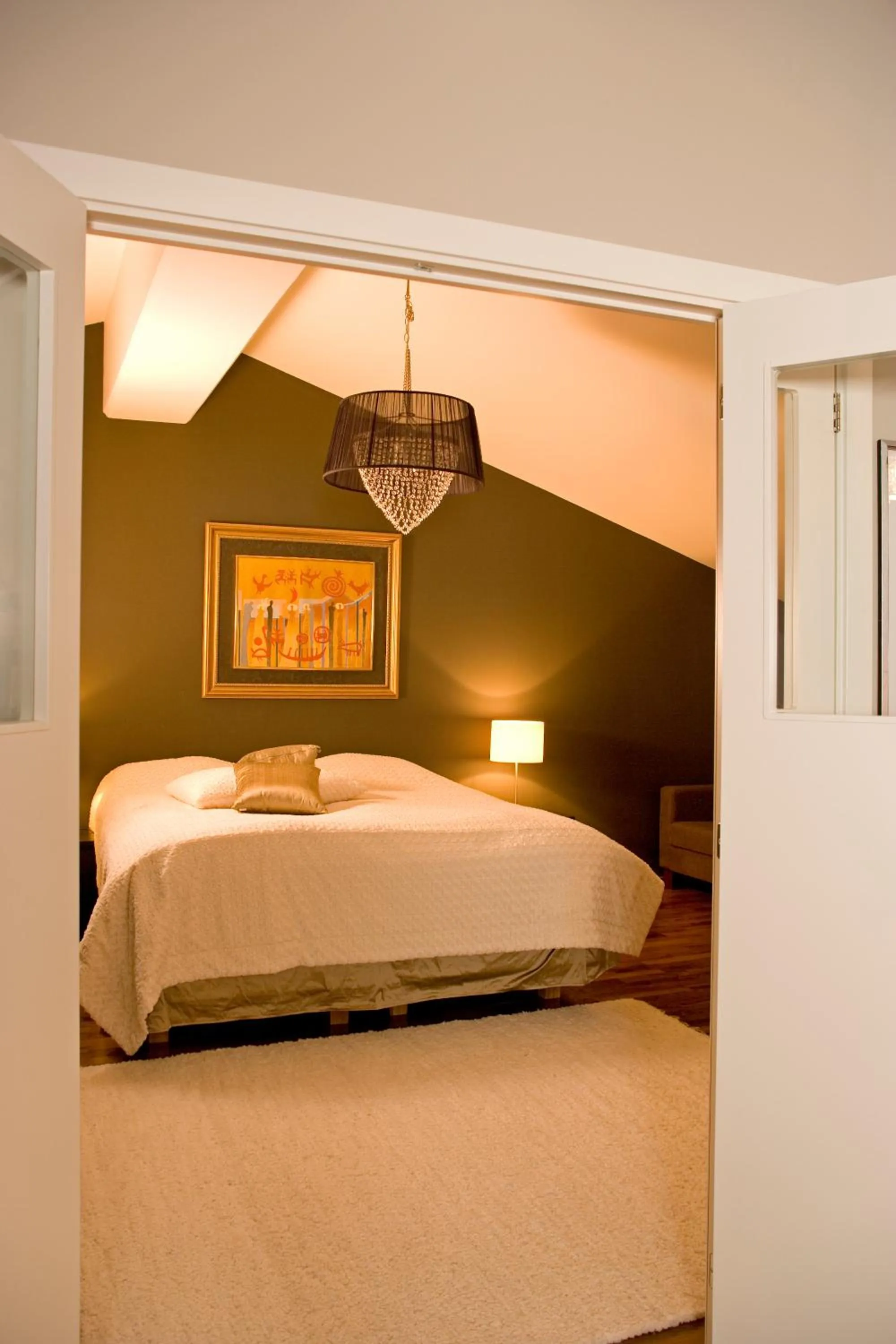 Bed in Hotel Hullu Poro