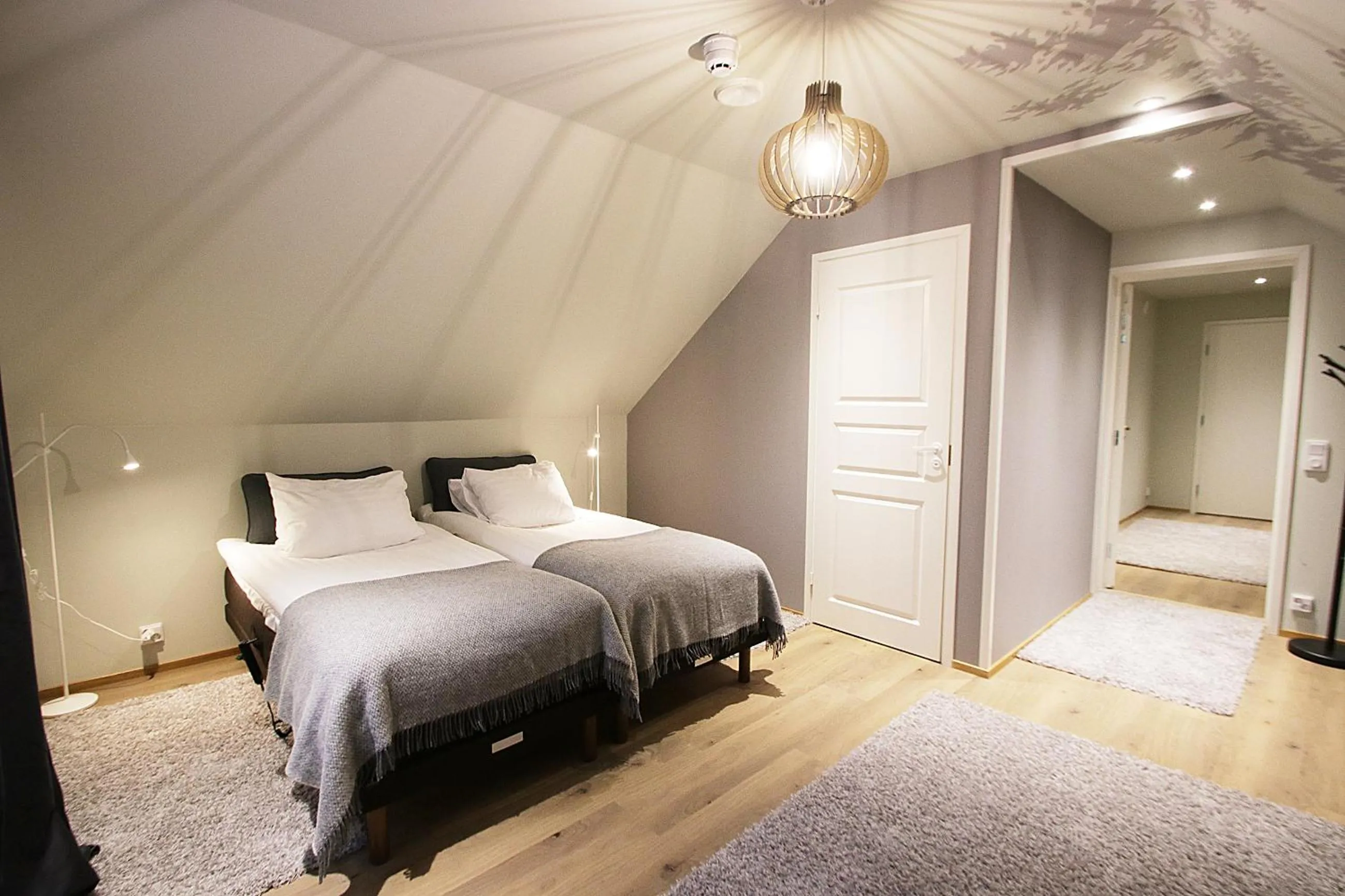 Bed in Hotel Hullu Poro