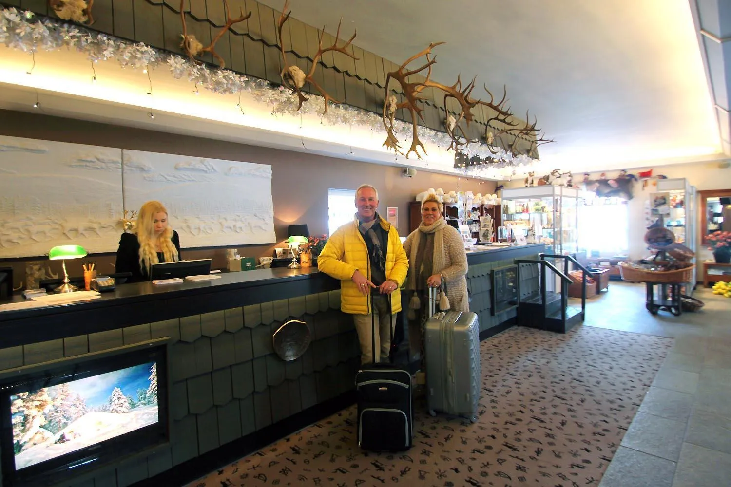 Lobby or reception in Hotel Hullu Poro