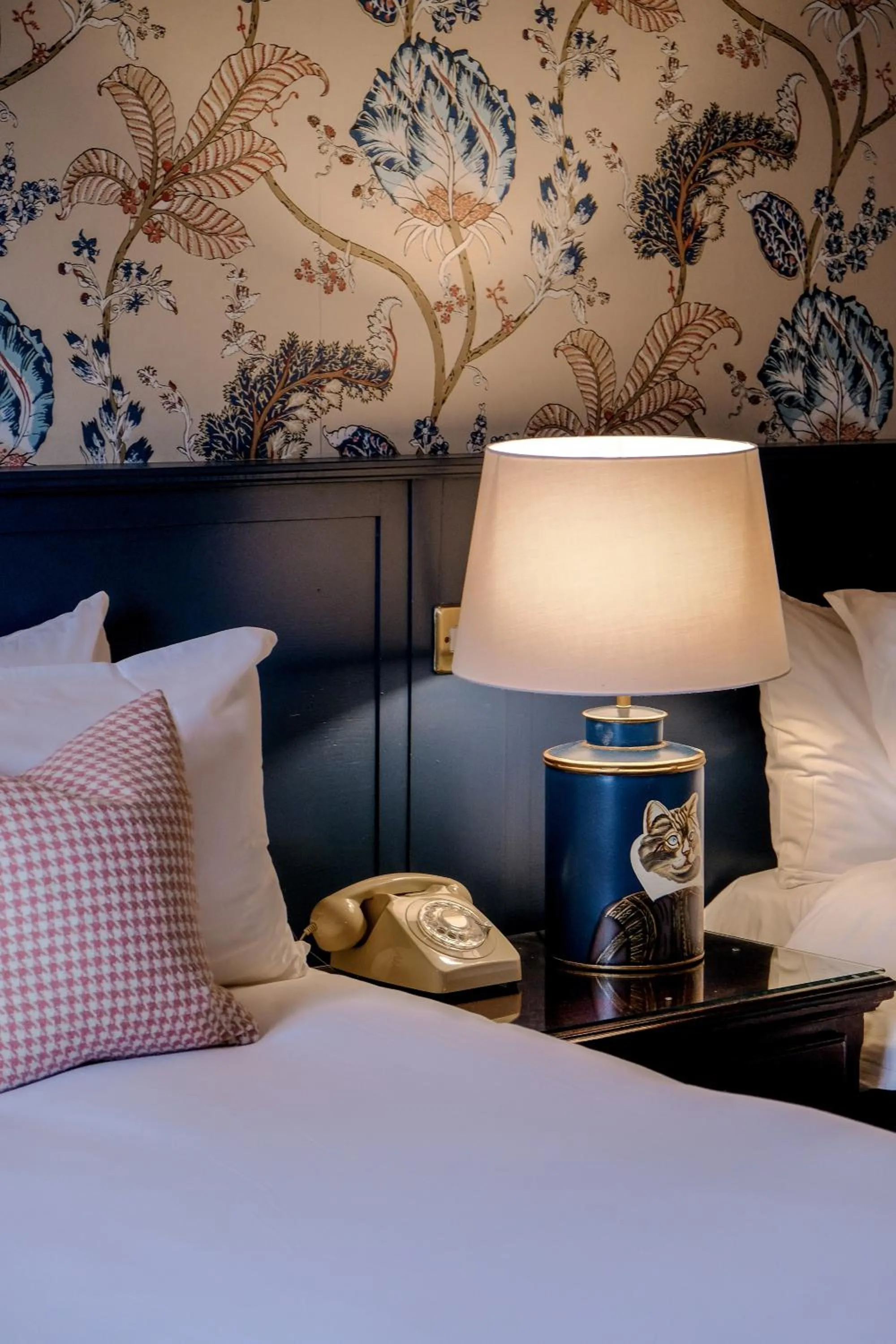 Decorative detail, Bed in The Abbeyleix Manor Hotel