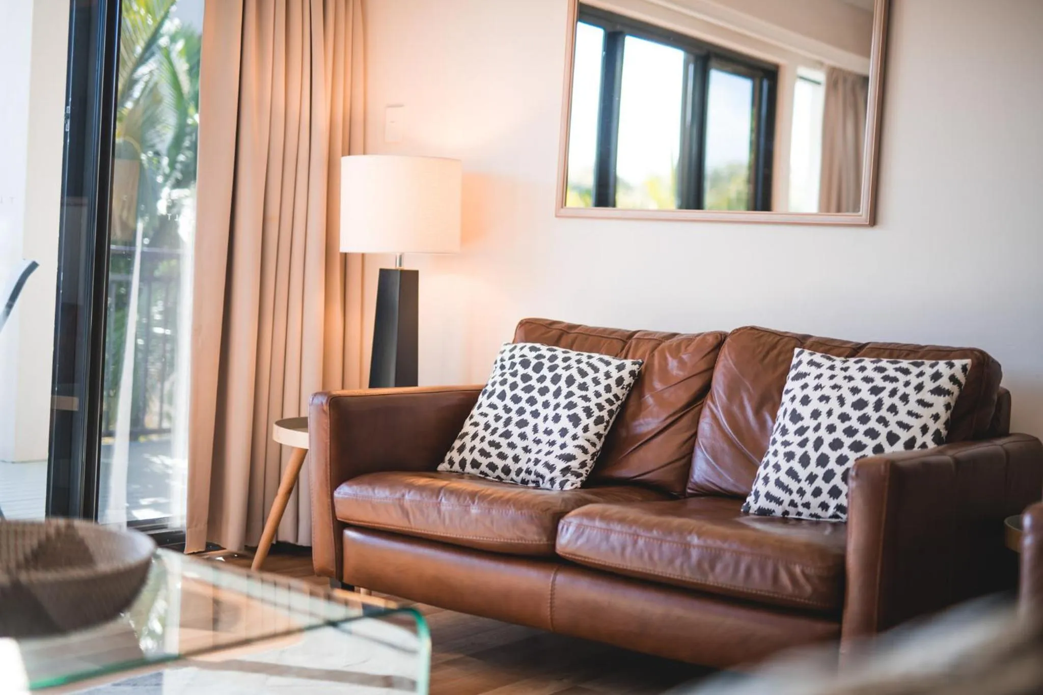 Living room in The Point Coolum