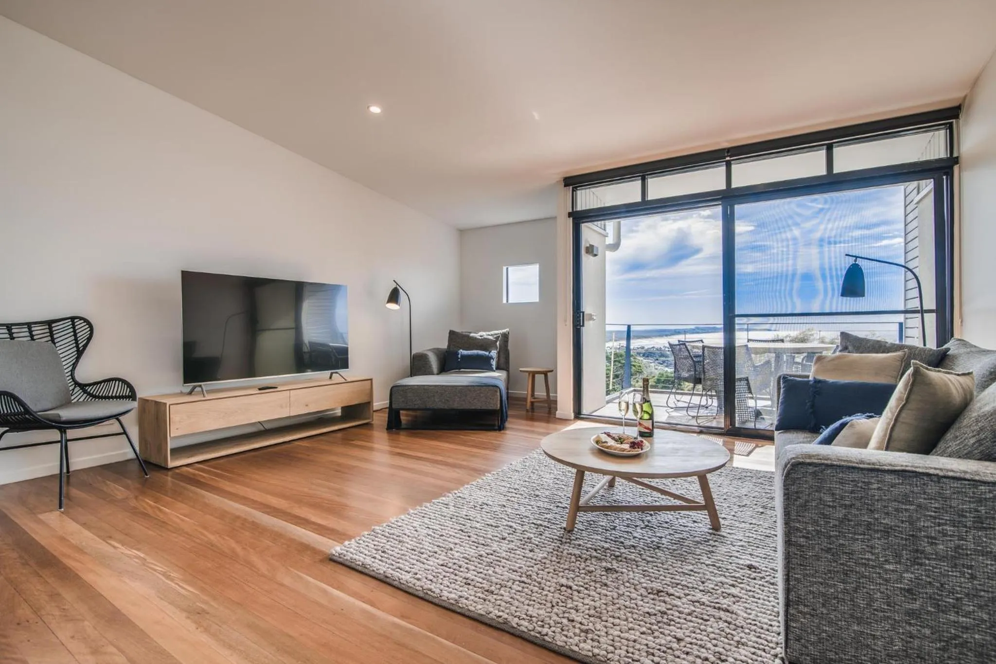 Living room in The Point Coolum