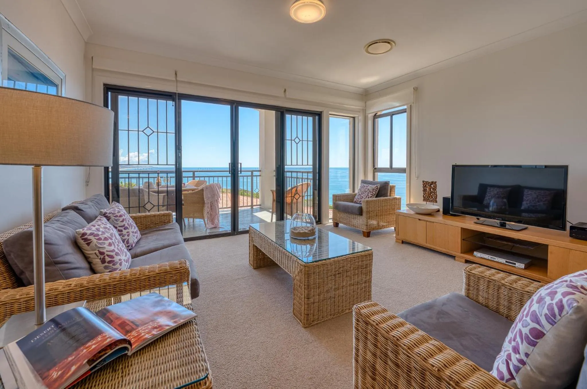 Living room in The Point Coolum