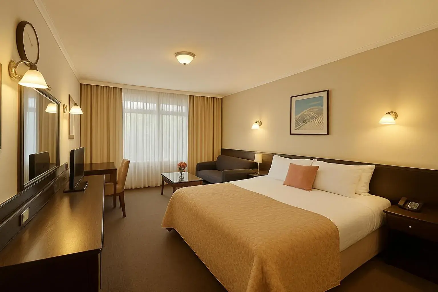 Garden View Queen – Ground Floor in West Coaster Motel Garden View Queen – Ground Floor in West Coaster Motel