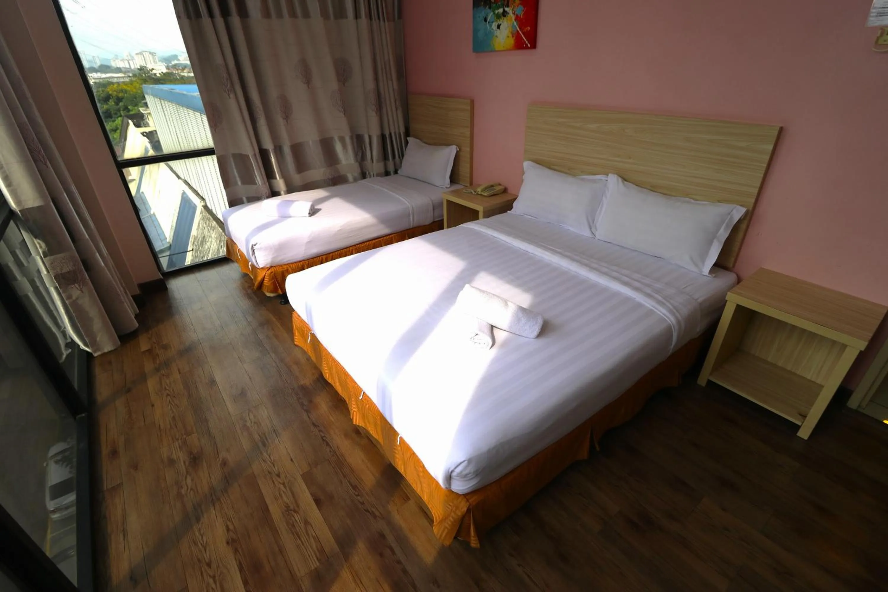 Bed in YP Boutique Hotel, Paradigm Mall Petaling Jaya