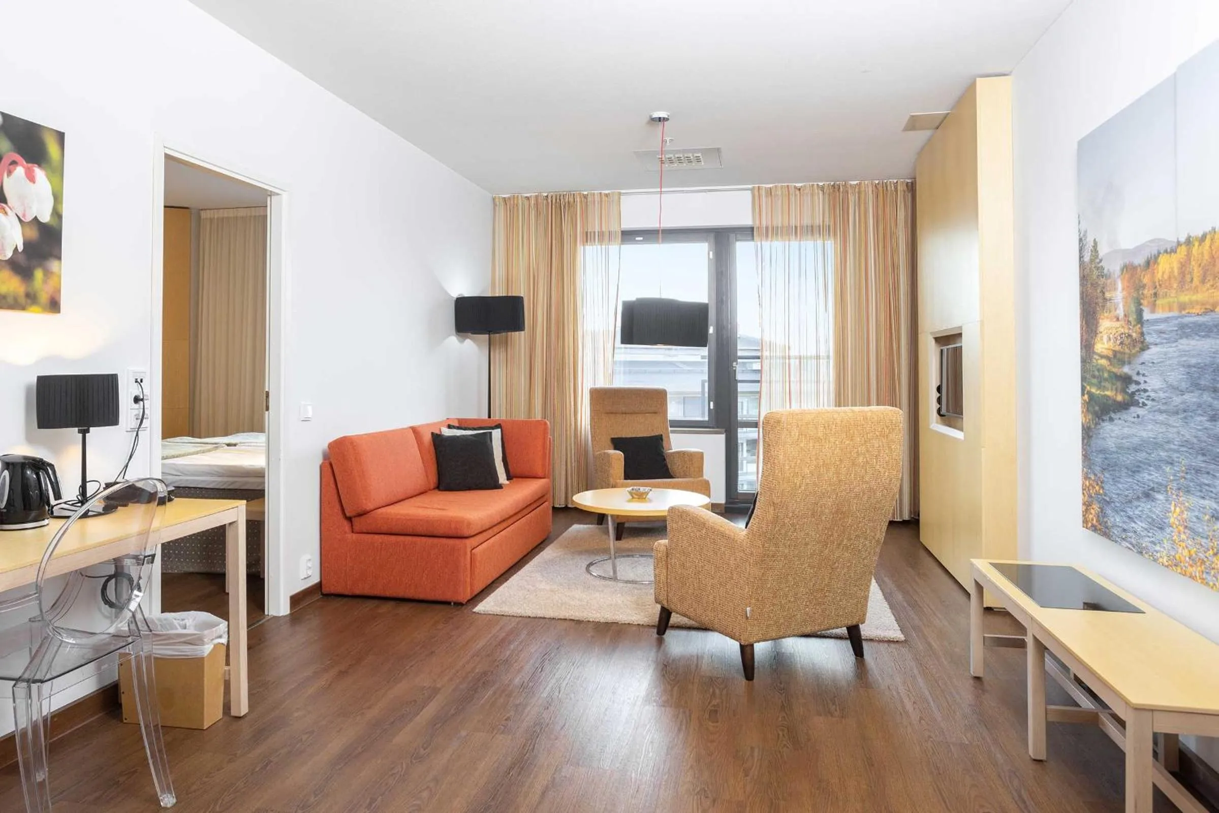 Seating area in Hotel Levi Panorama