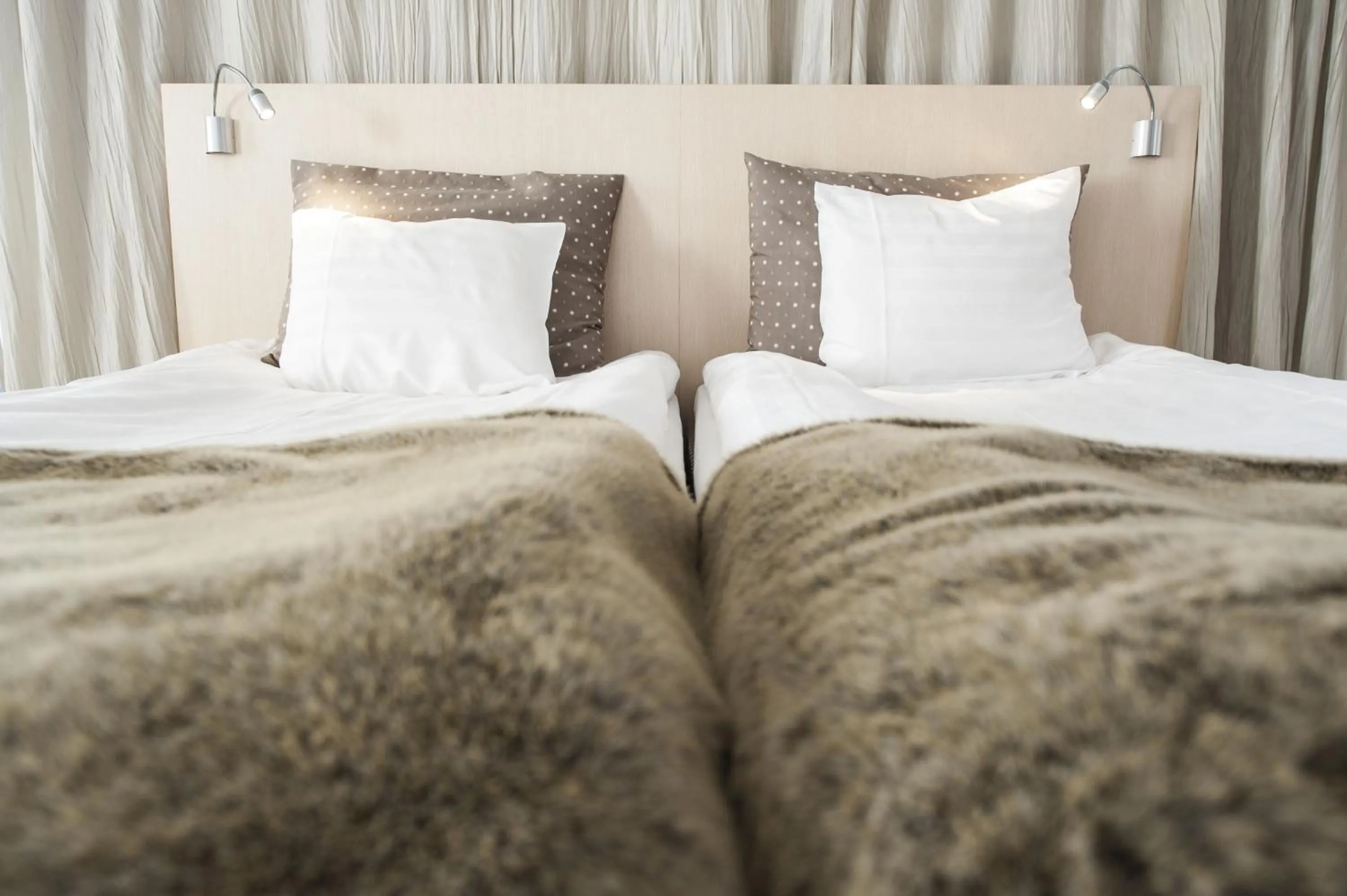 Bed in Hotel Levi Panorama