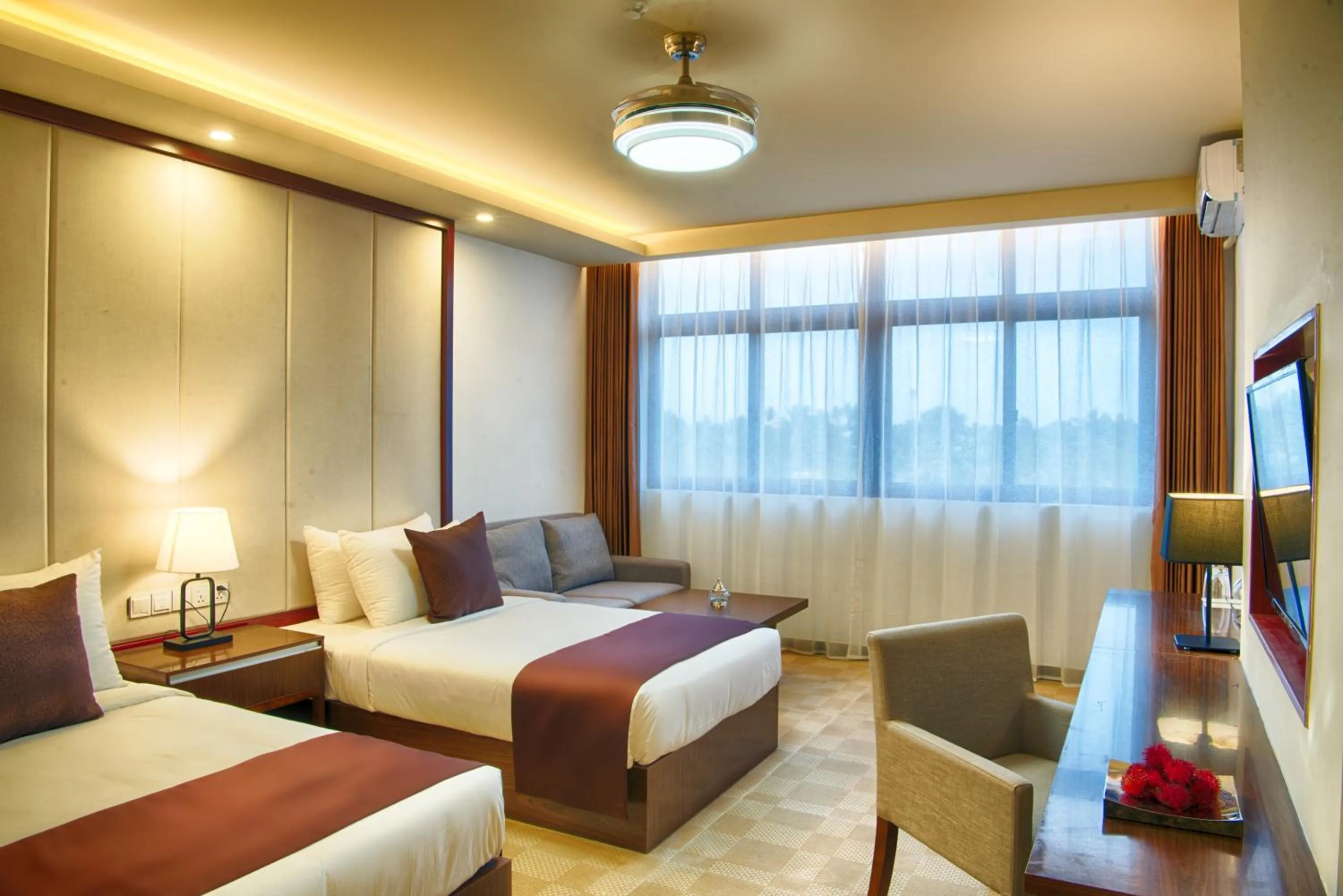 Bedroom in Jie Jie Beach Hotel