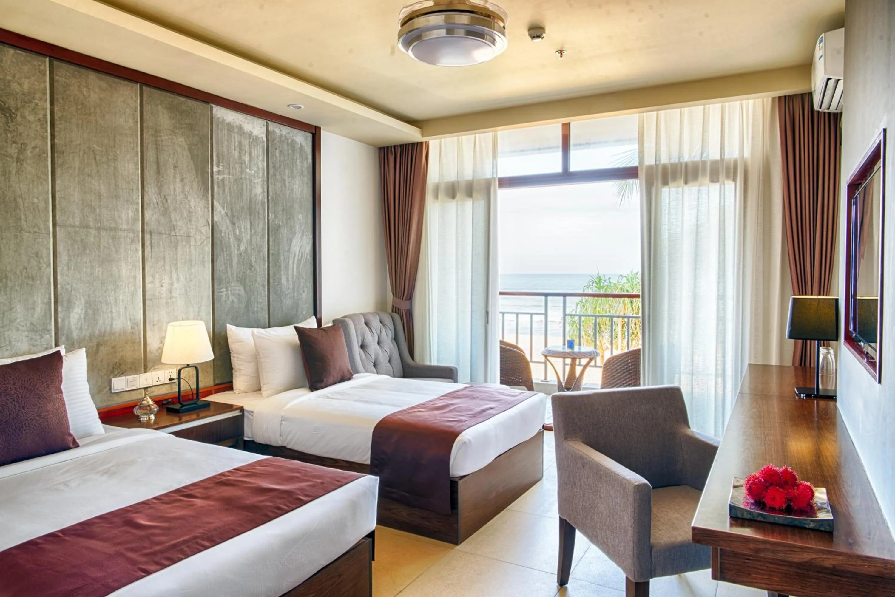 Bedroom in Jie Jie Beach Hotel