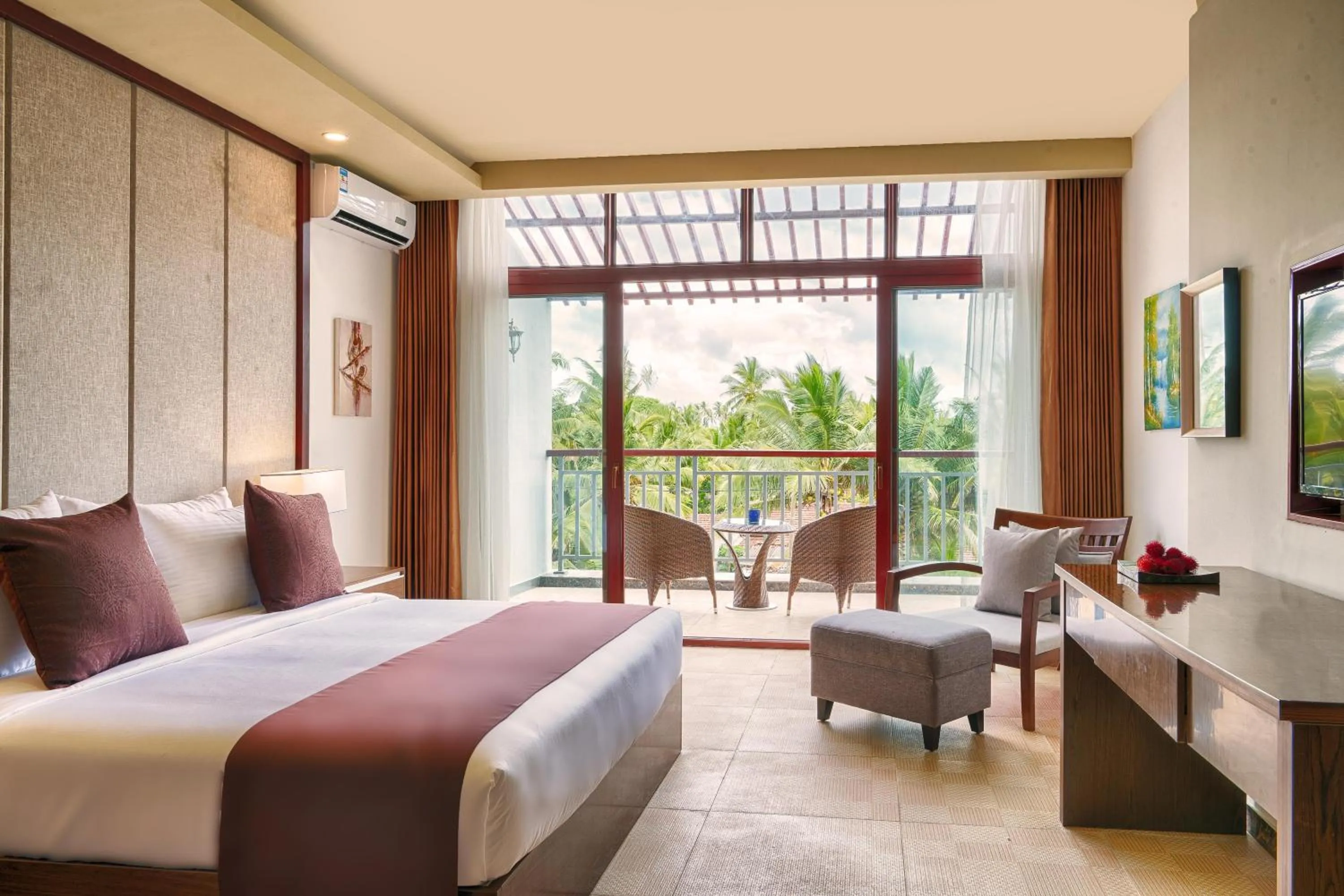 Balcony/Terrace in Jie Jie Beach Hotel