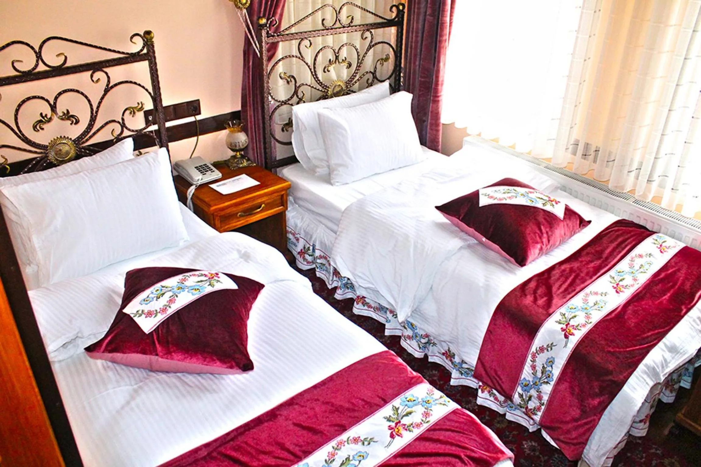 Decorative detail, Bed in Aksehir Butik Hotel