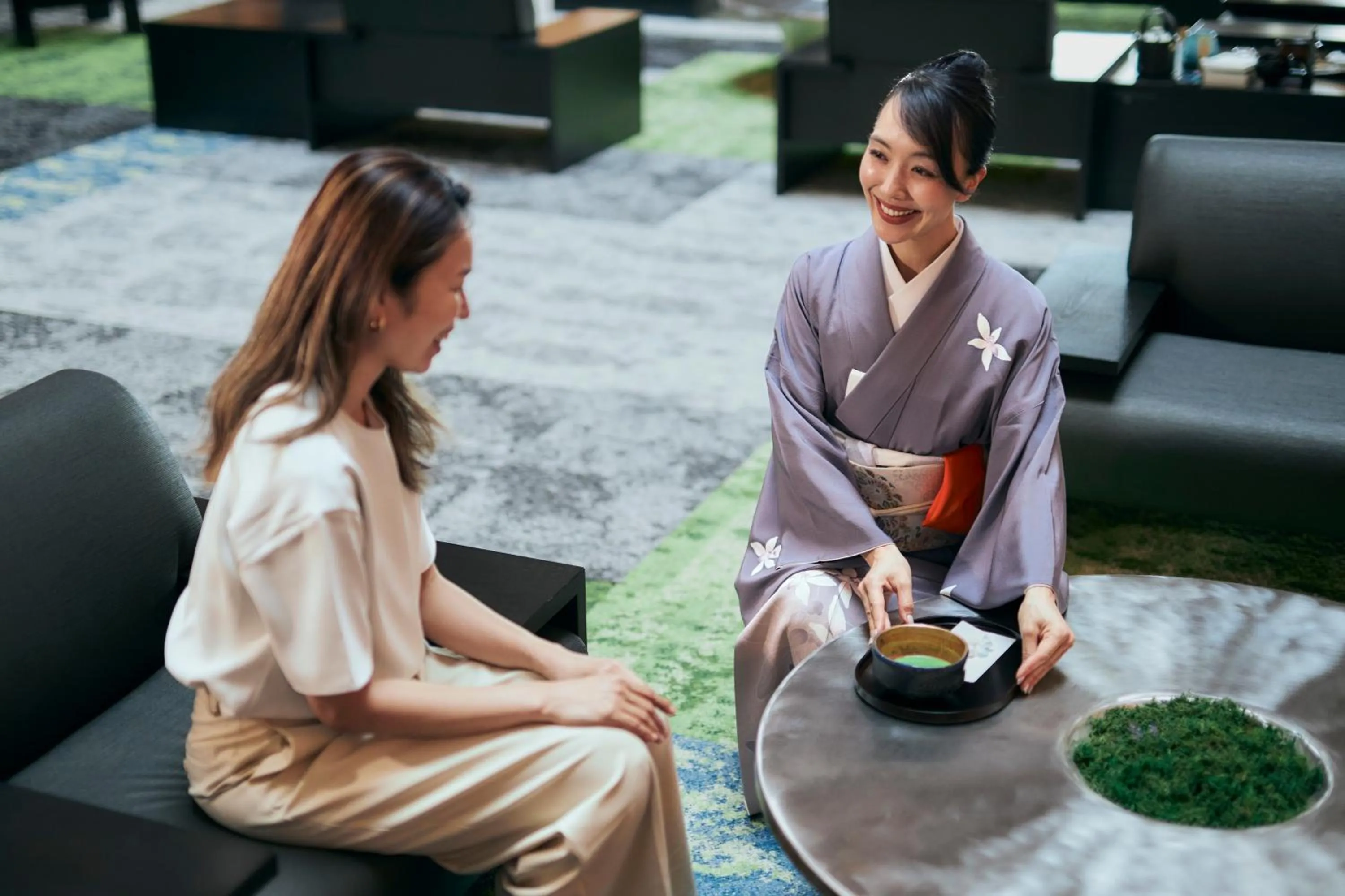 Seating area in Park Hotel Tokyo